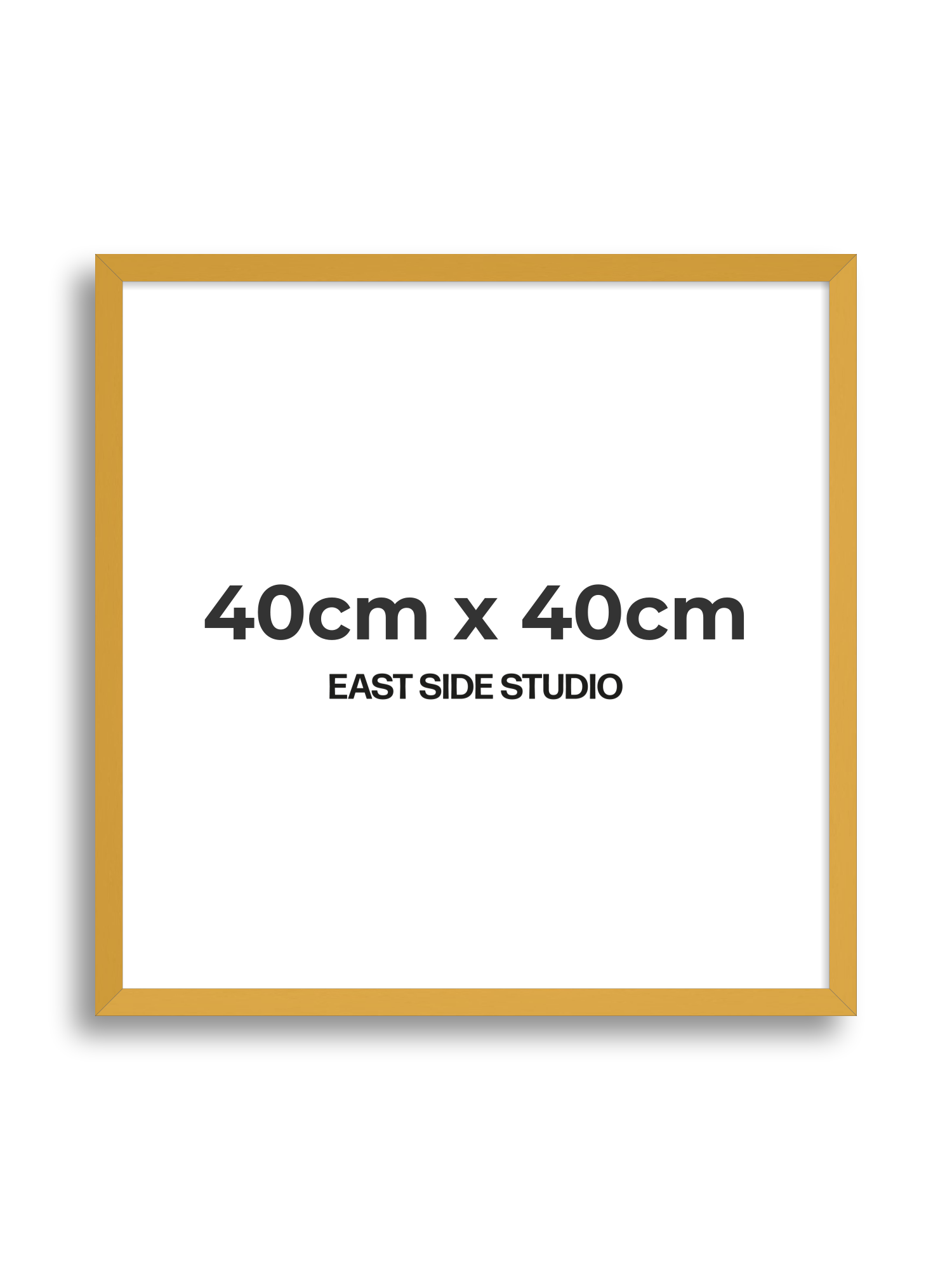 Mustard Yellow 40cm x 40cm picture frame