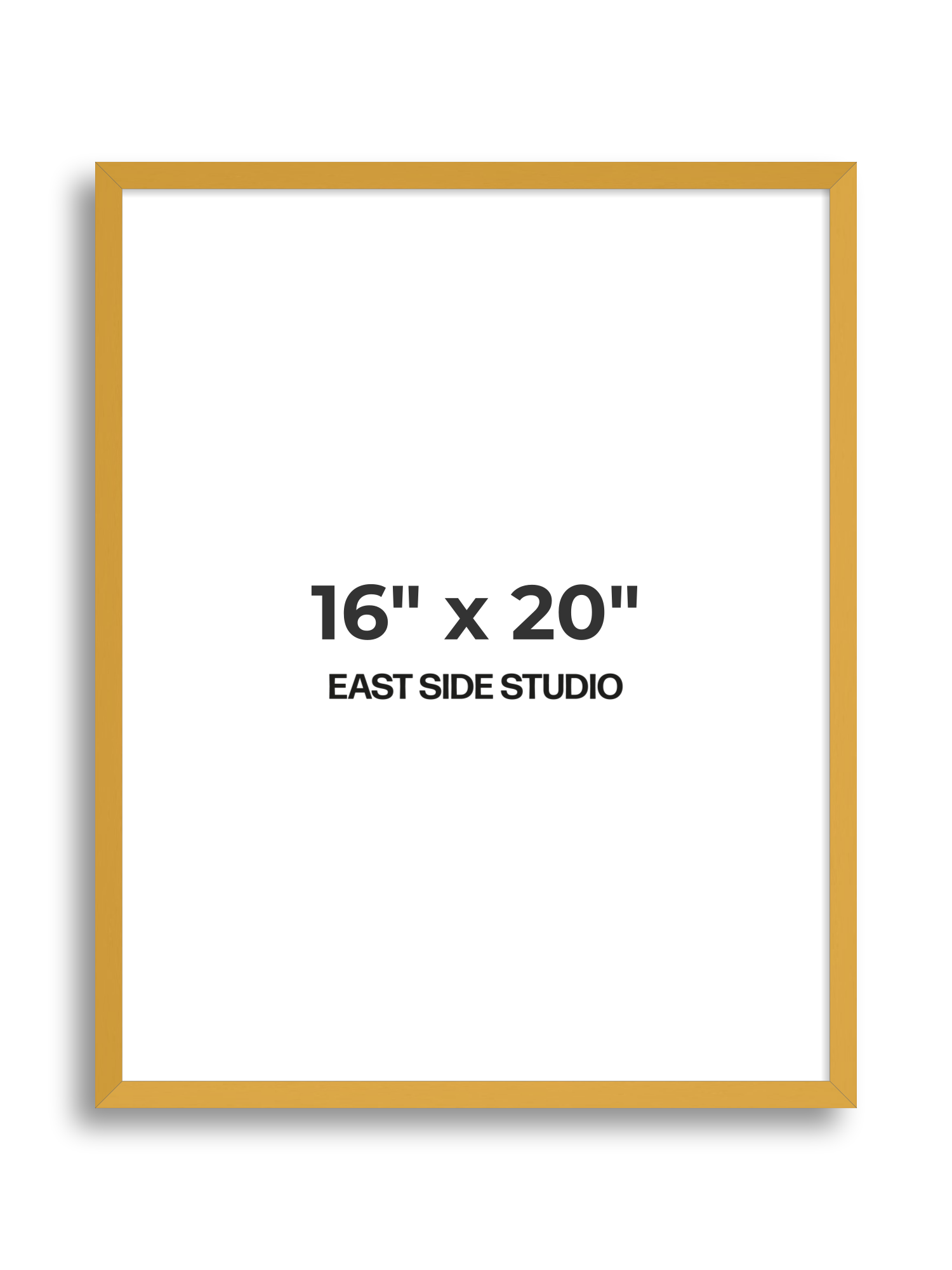 Mustard Yellow 16" x 20" picture frame
