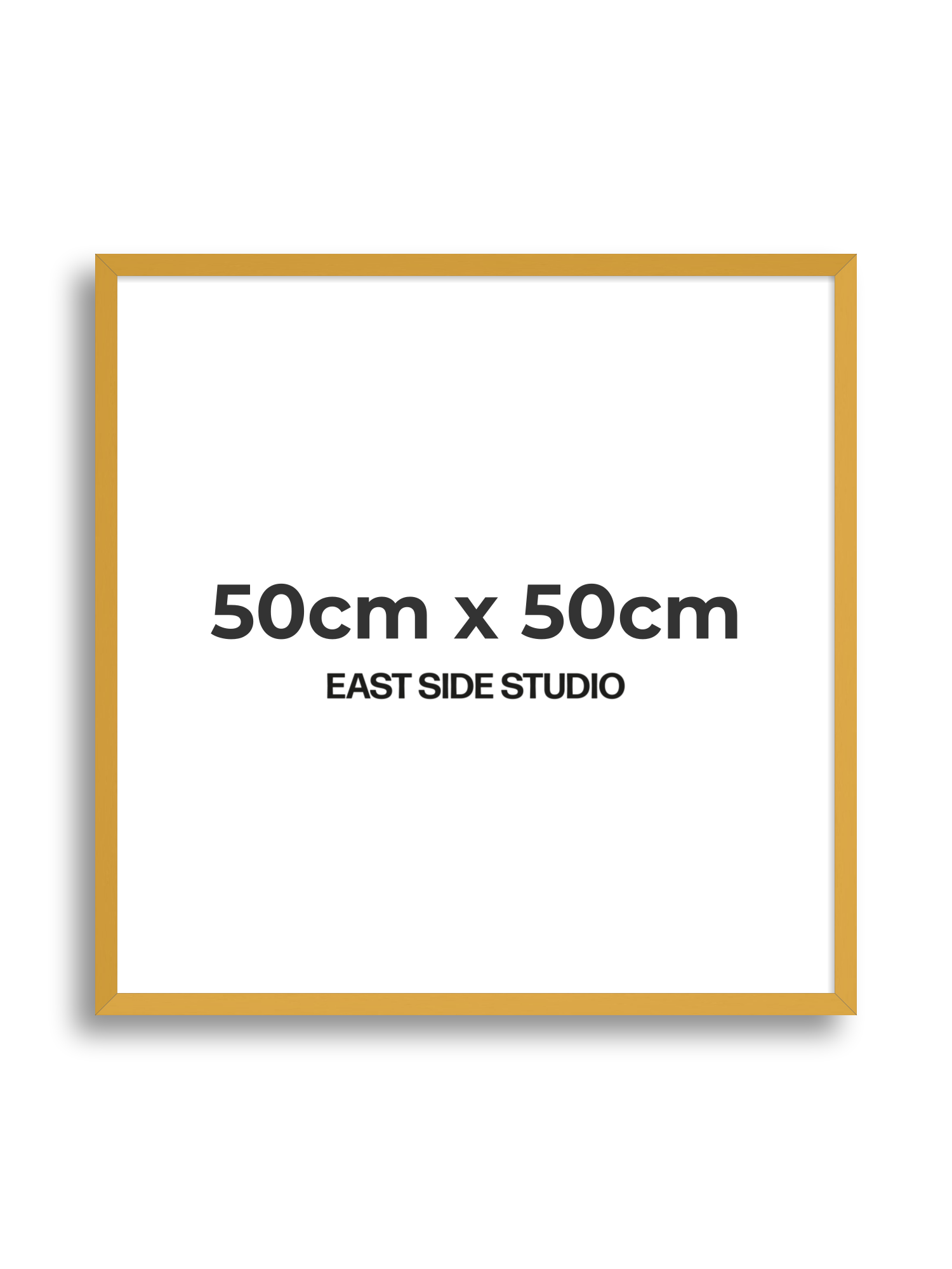 Mustard Yellow 50cm x 50cm picture frame