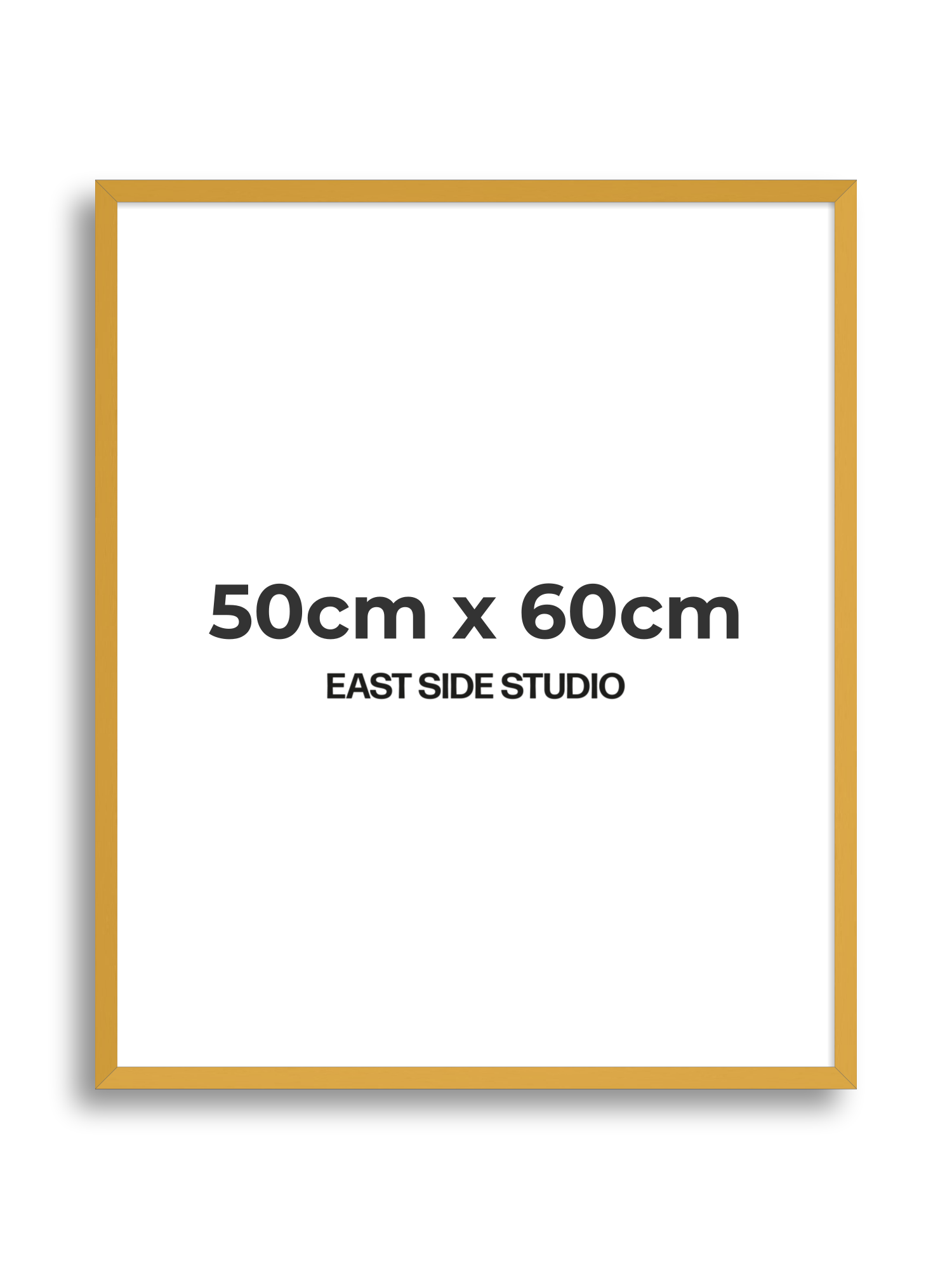 Mustard Yellow 50cm x 60cm picture frame