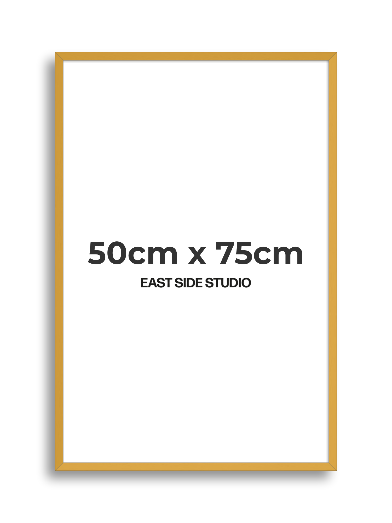 Mustard Yellow 50cm x 75cm picture frame