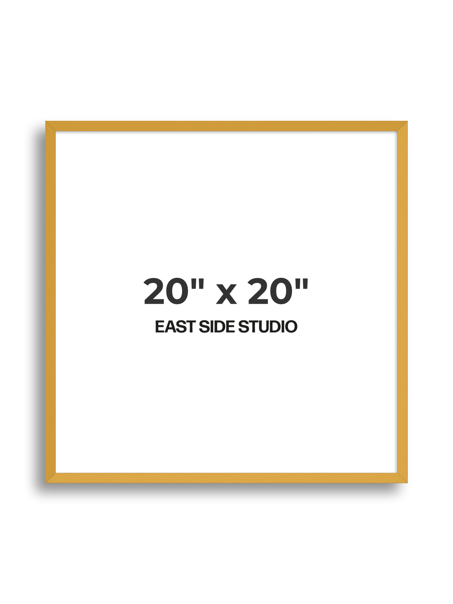 Mustard Yellow 20" x 20" picture frame