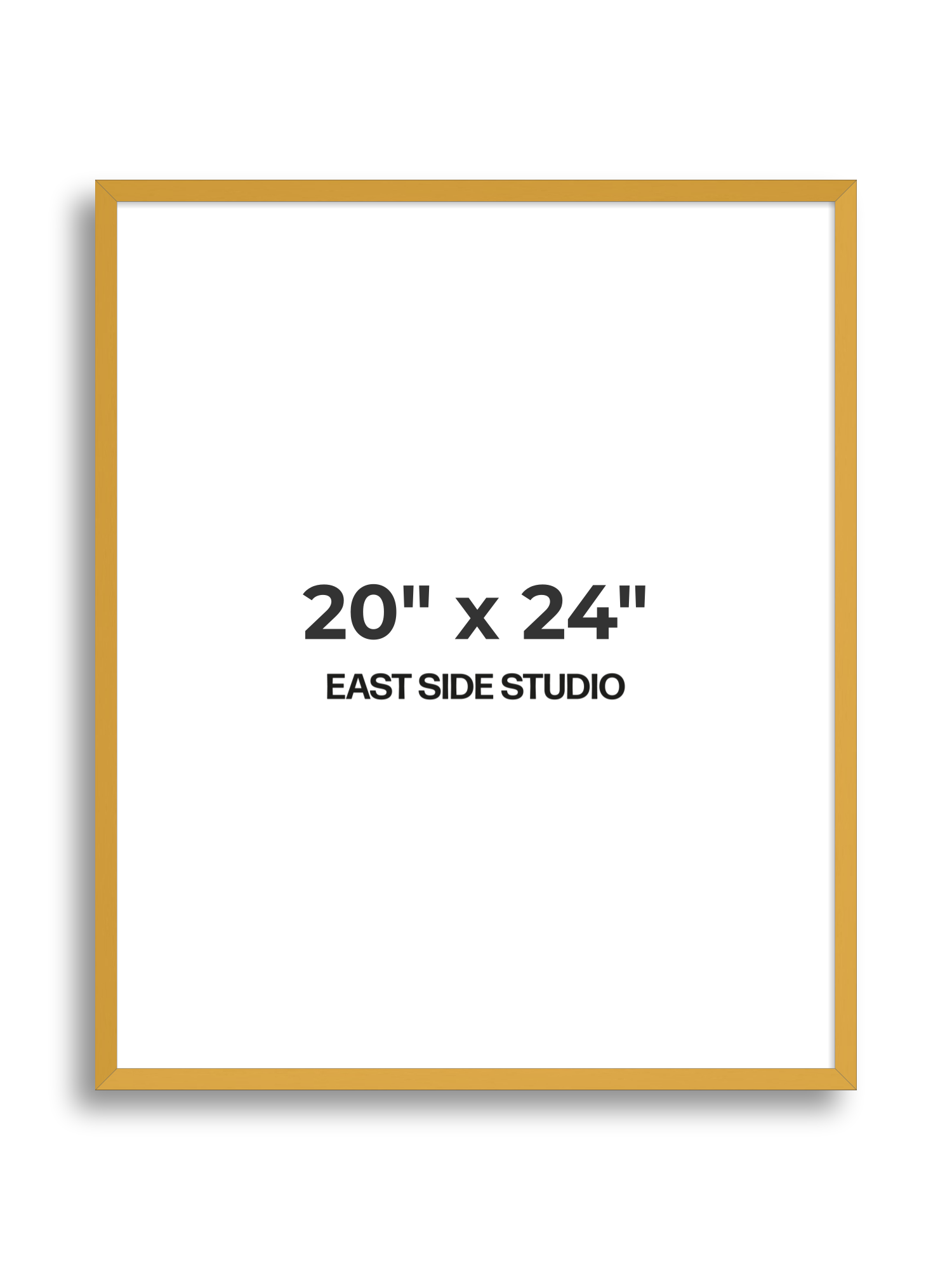 Mustard Yellow 20" x 24" picture frame