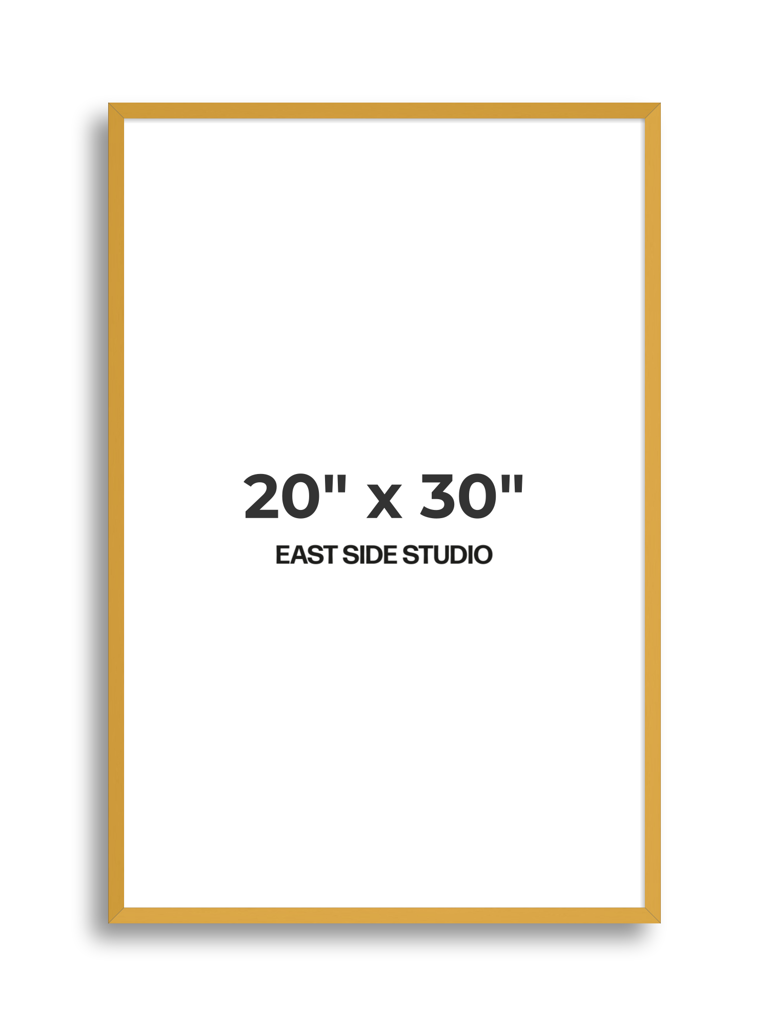 Mustard Yellow 20" x 30" picture frame