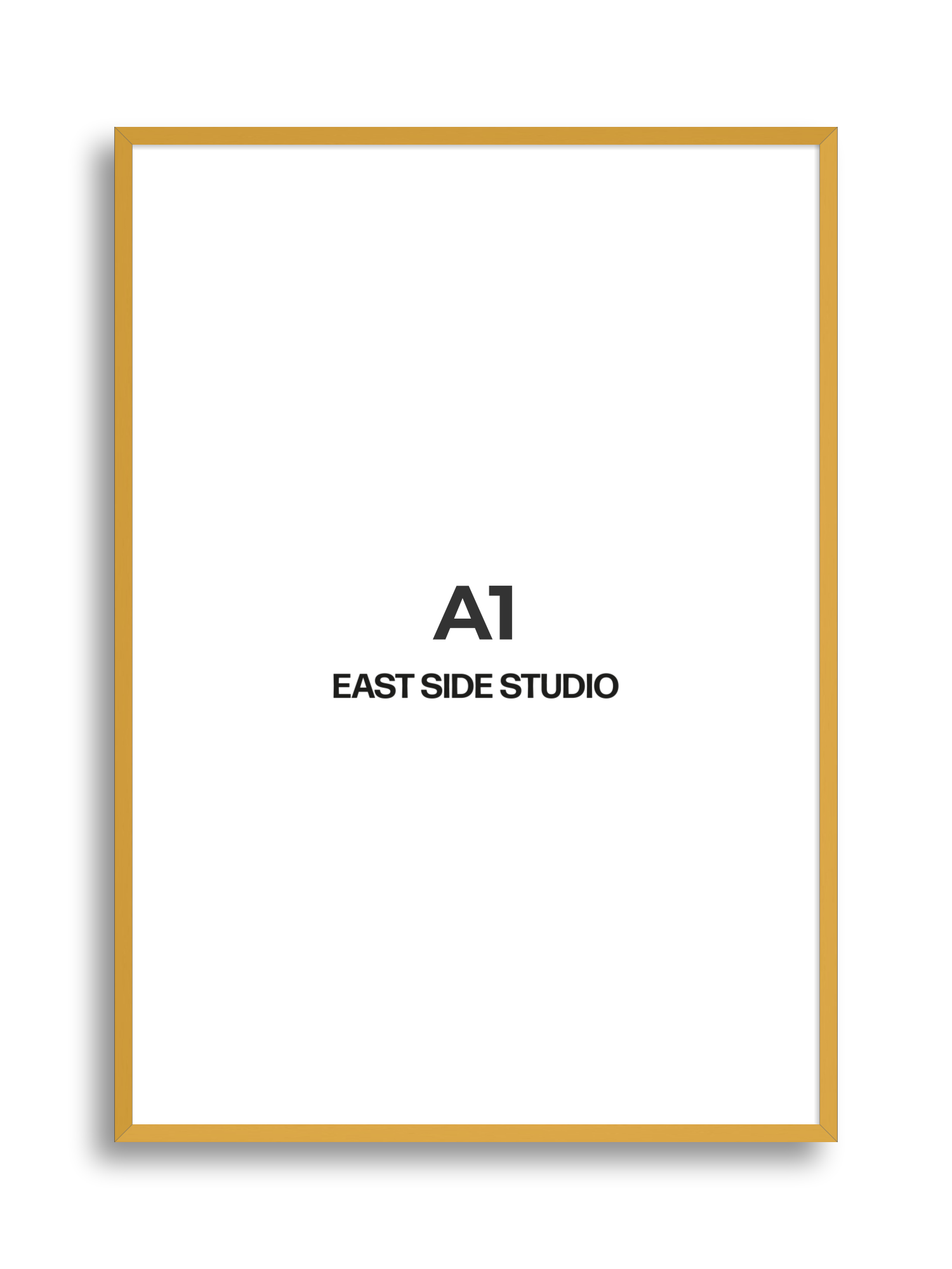 Mustard Yellow A1 picture frame