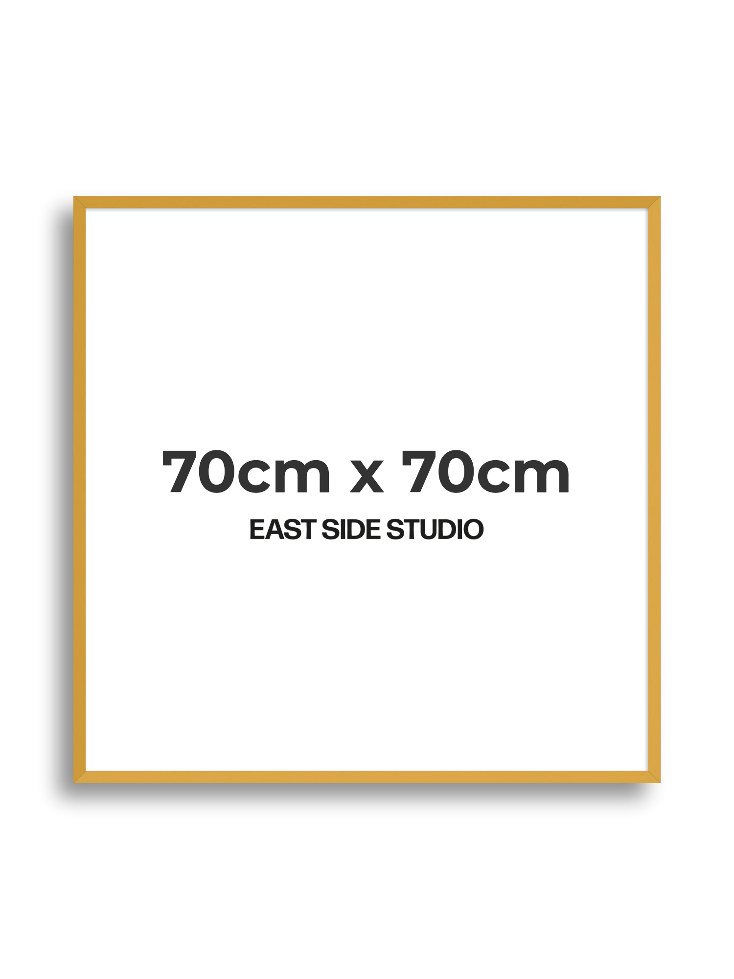Mustard Yellow 70cm x 70cm picture frame