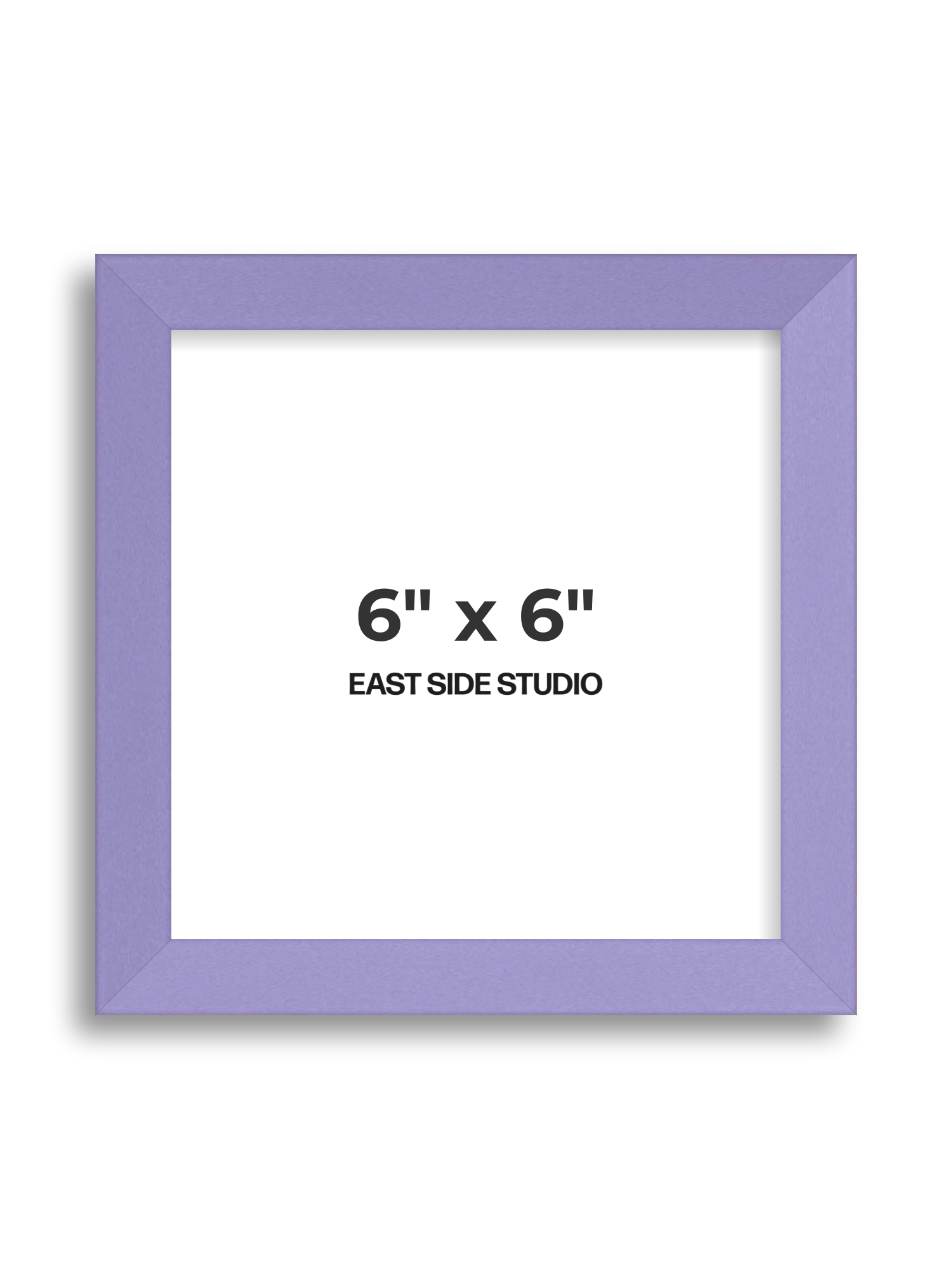 Lilac 6" x 6" picture frame