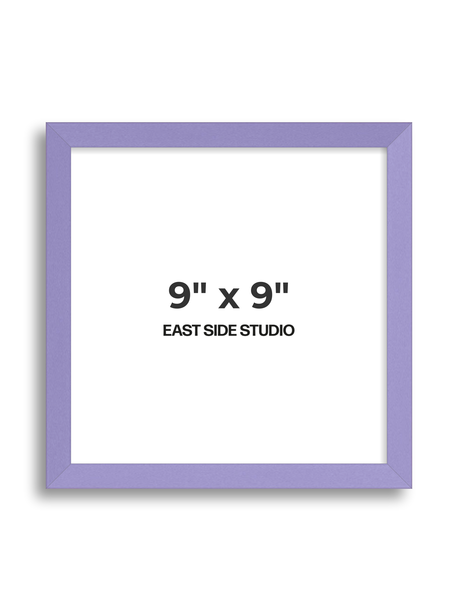 Lilac 9" x 9" picture frame