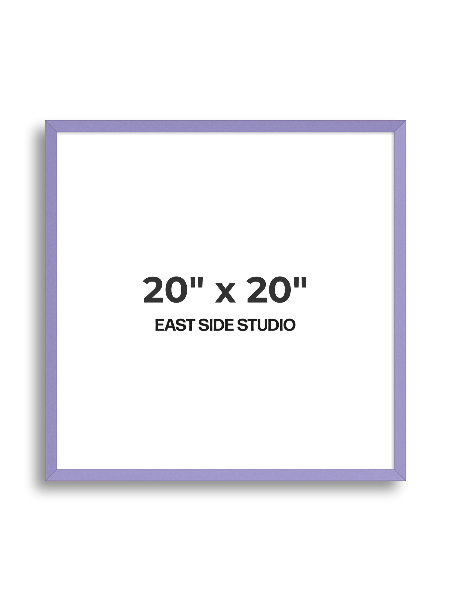Lilac 20" x 20" picture frame