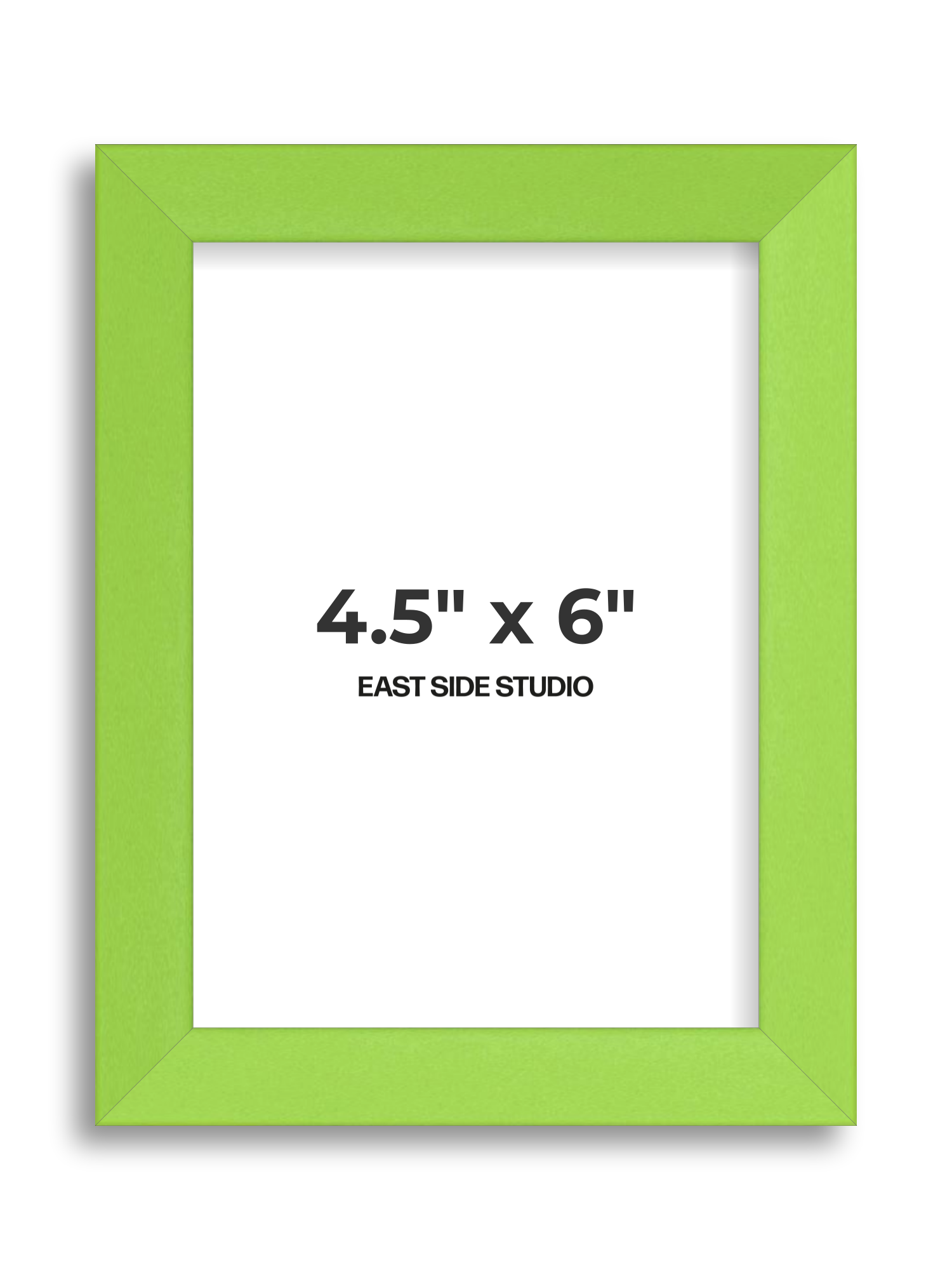 Lime Green 4.5" x 6" picture frame