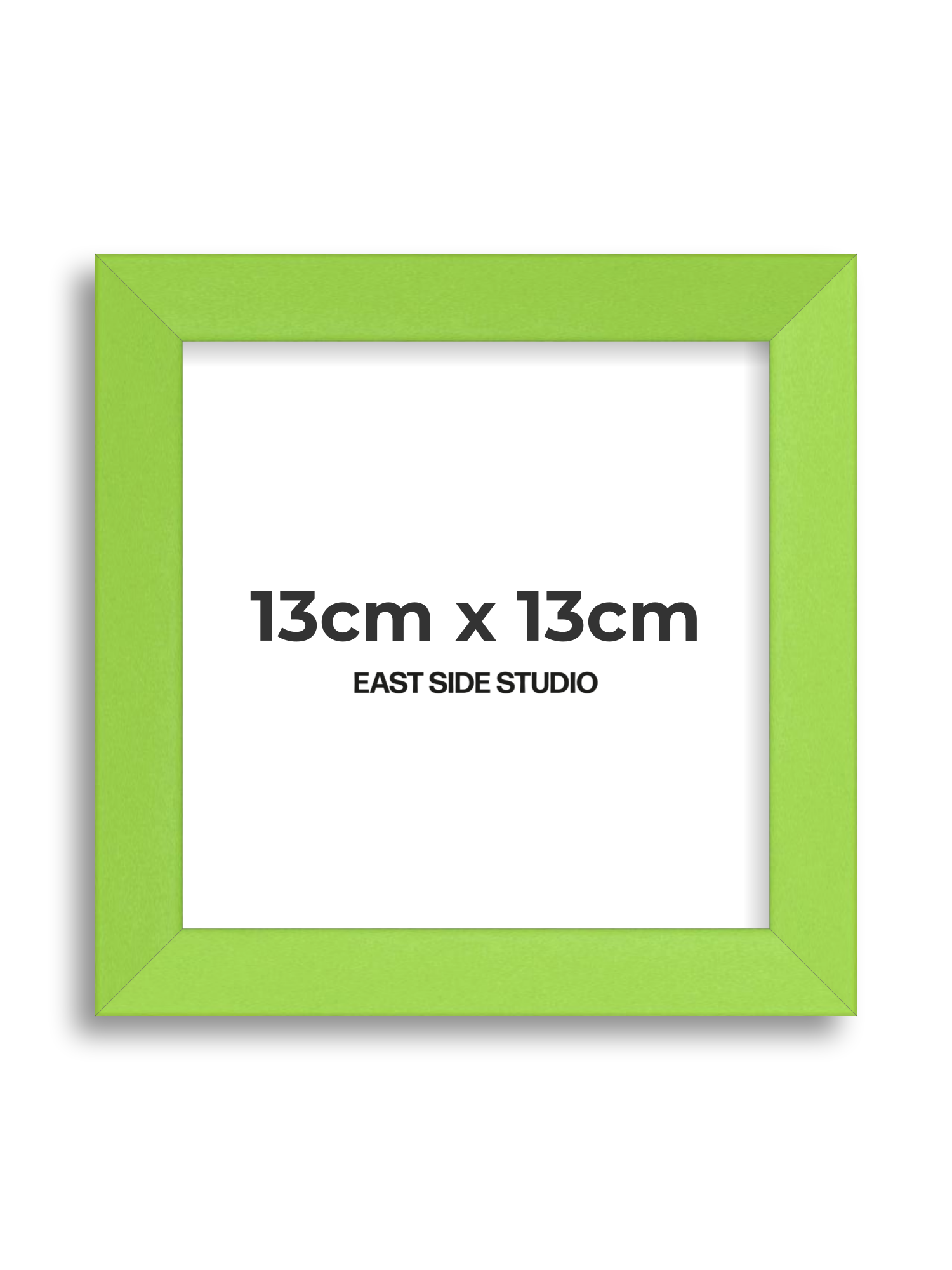 Lime Green 13cm x 13cm picture frame
