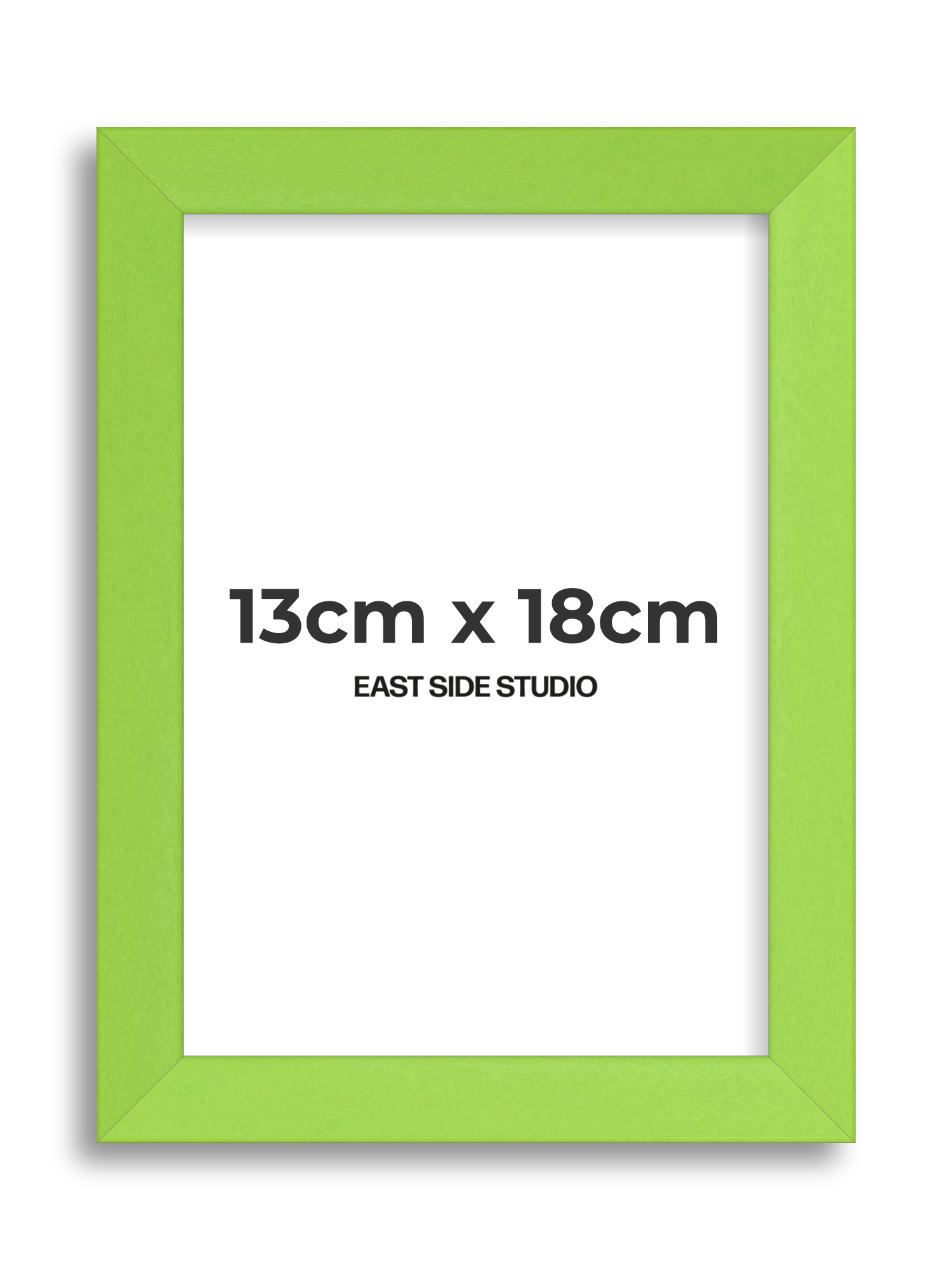Lime Green 13cm x 18cm picture frame