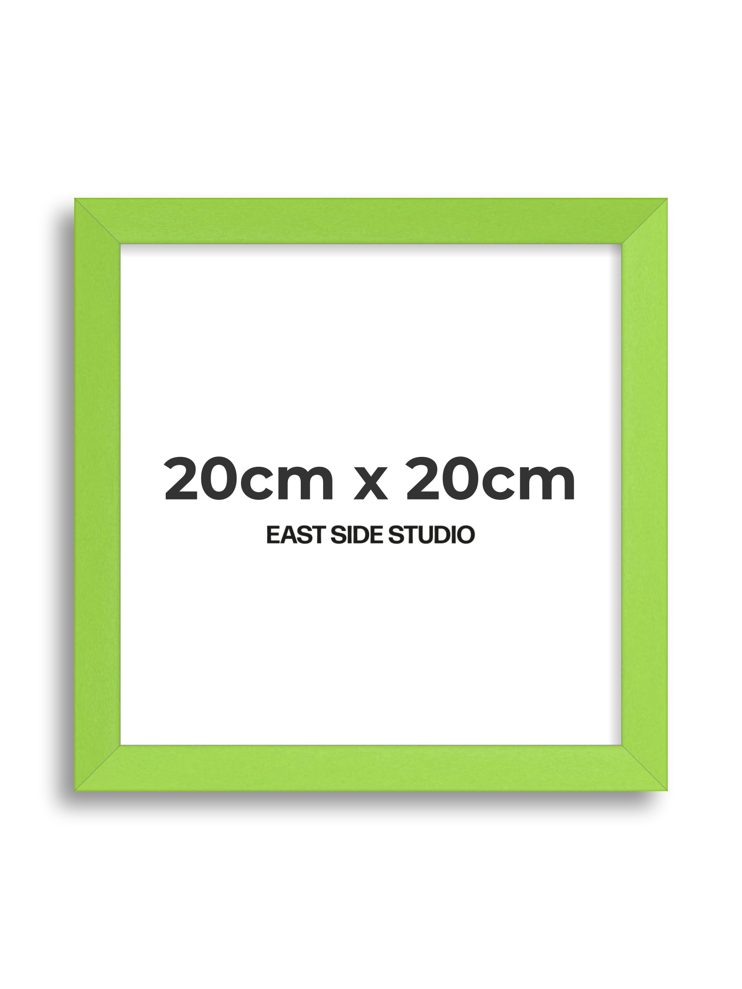 Lime Green 20cm x 20cm picture frame