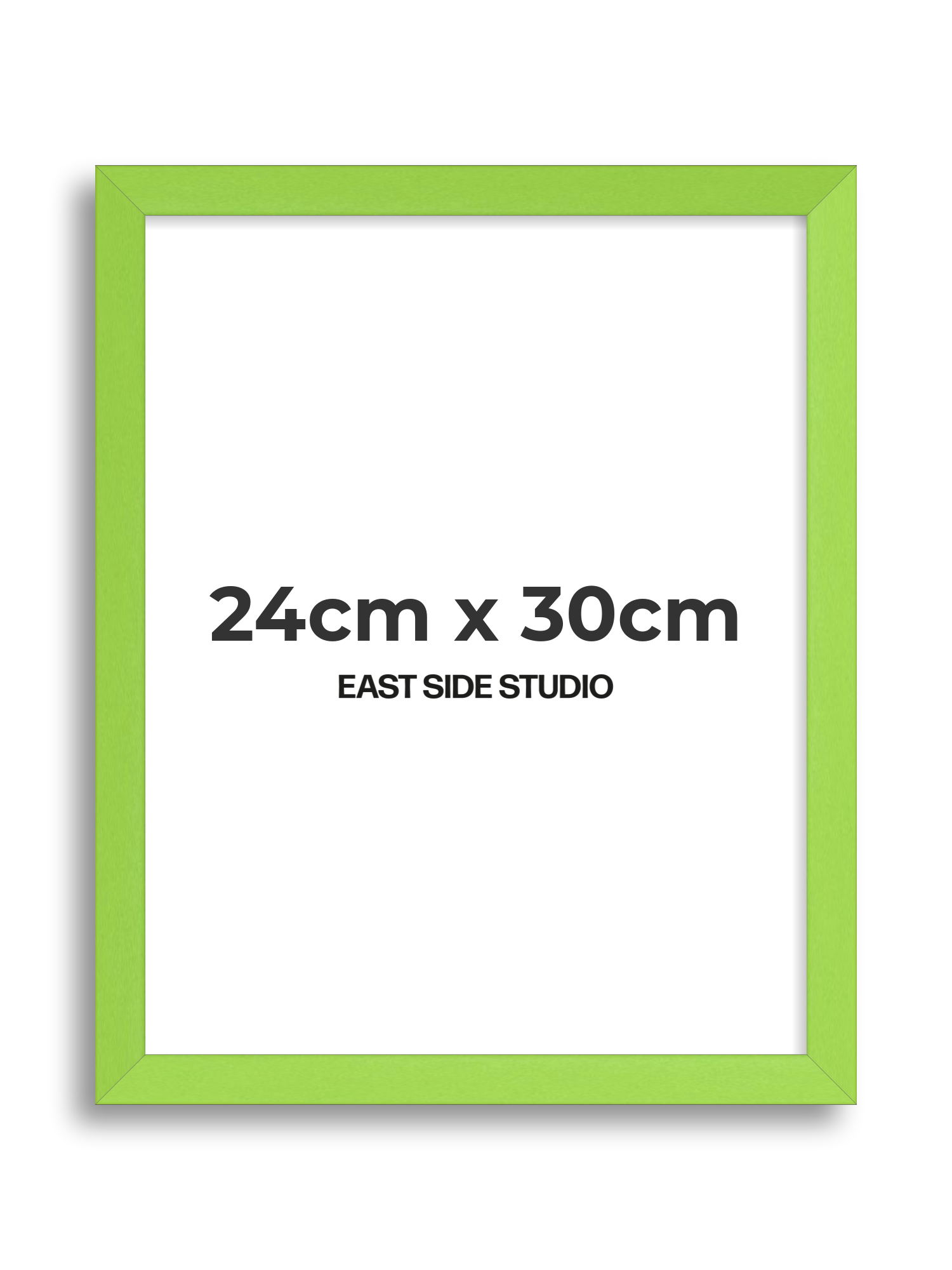Lime Green 24cm x 30cm picture frame