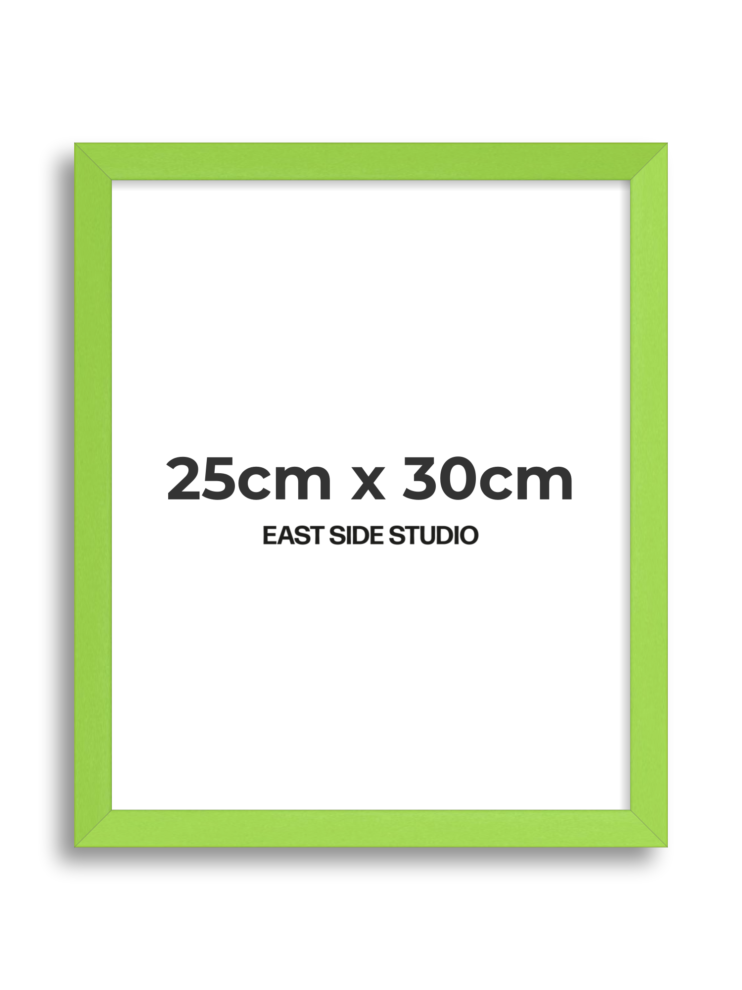 Lime Green 25cm x 30cm picture frame
