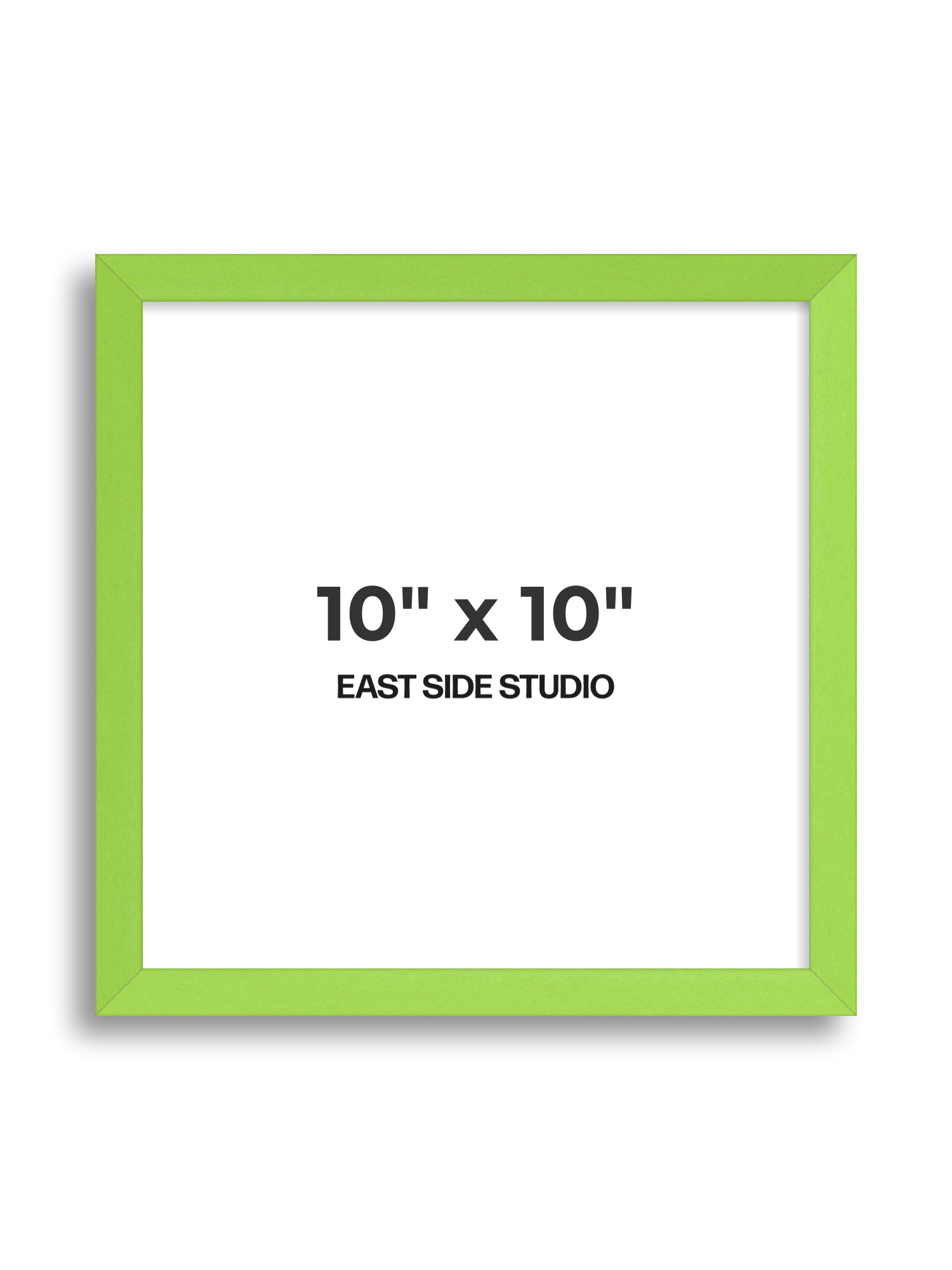 Lime Green 10" x 10" picture frame