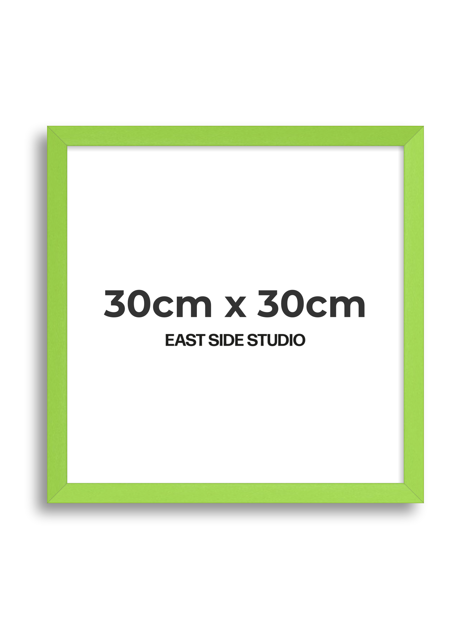Lime Green 30cm x 30cm picture frame