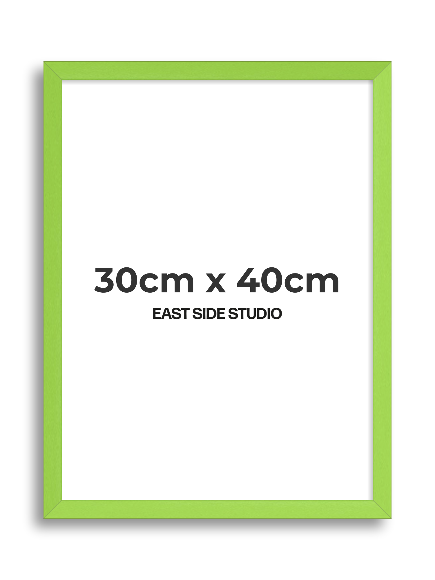 Lime Green 30cm x 40cm picture frame