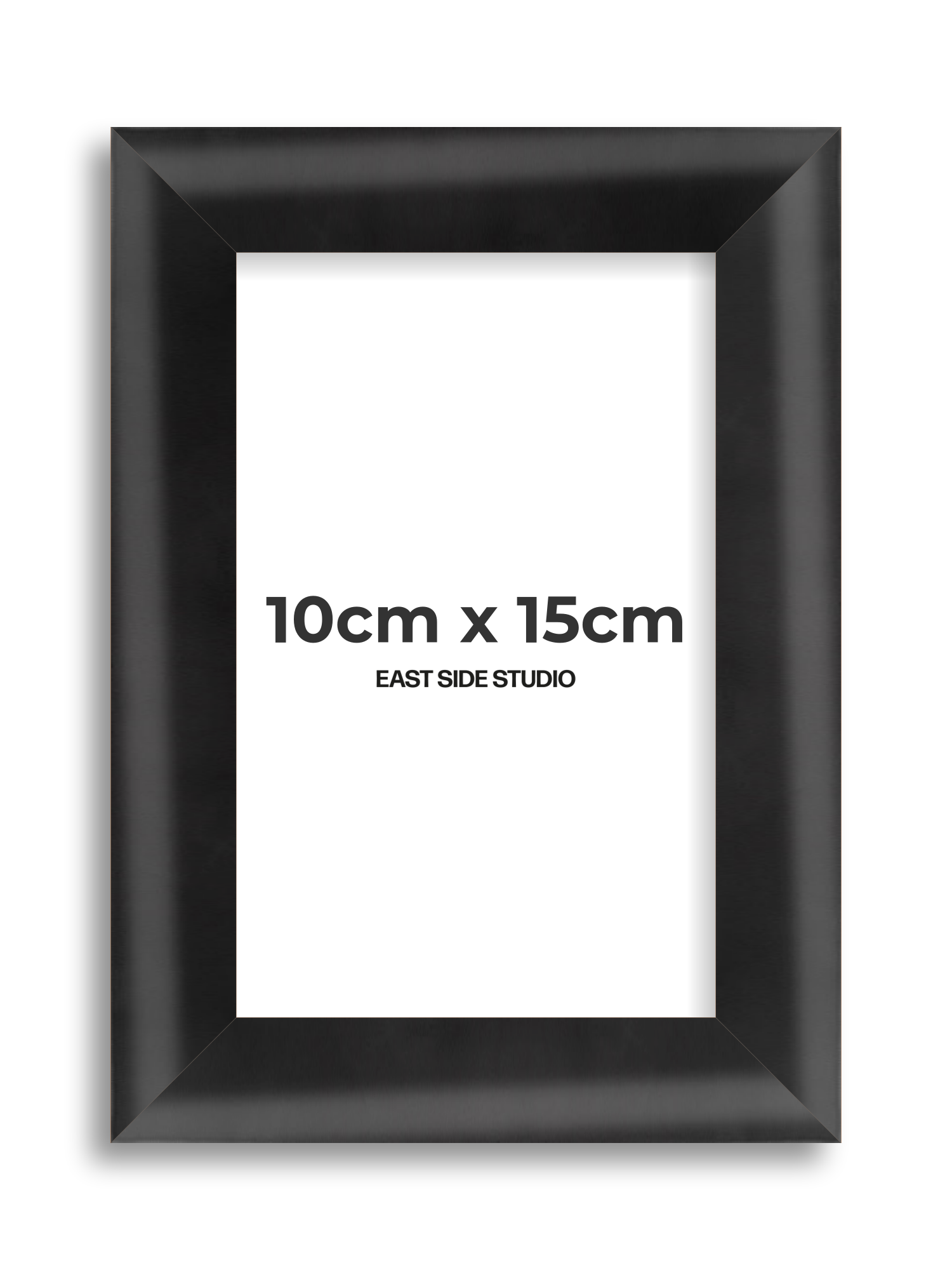 Black Wood Lacquer 10cm x 15cm picture frame