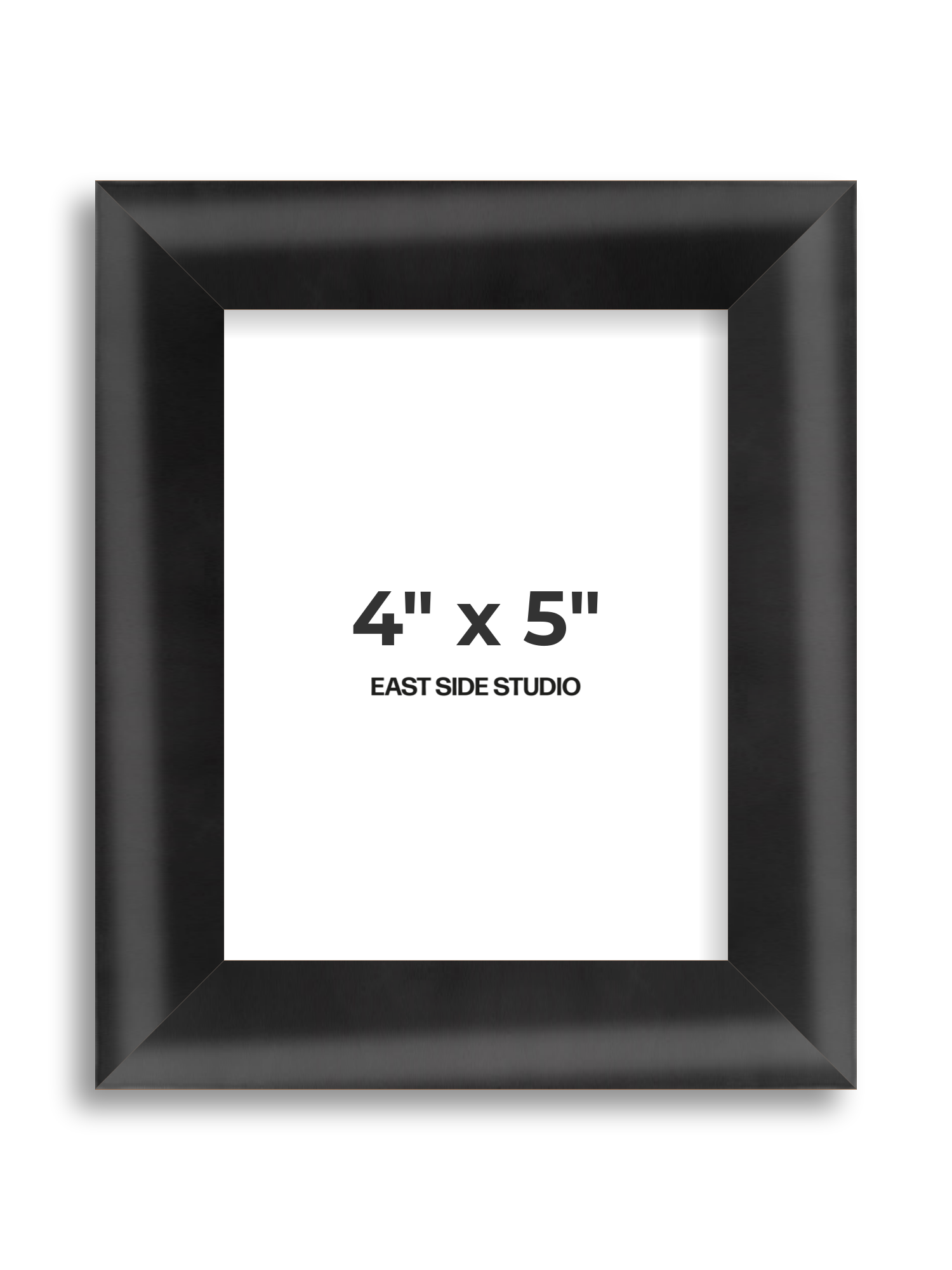 Black Wood Lacquer 4" x 5" picture frame