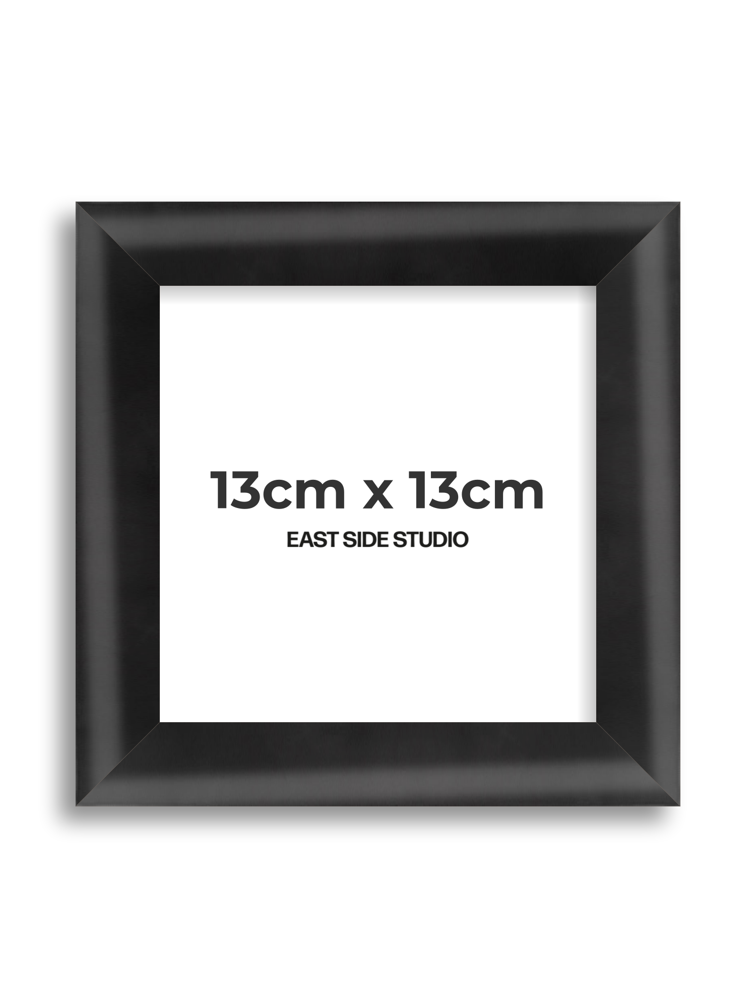 Black Wood Lacquer 13cm x 13cm picture frame