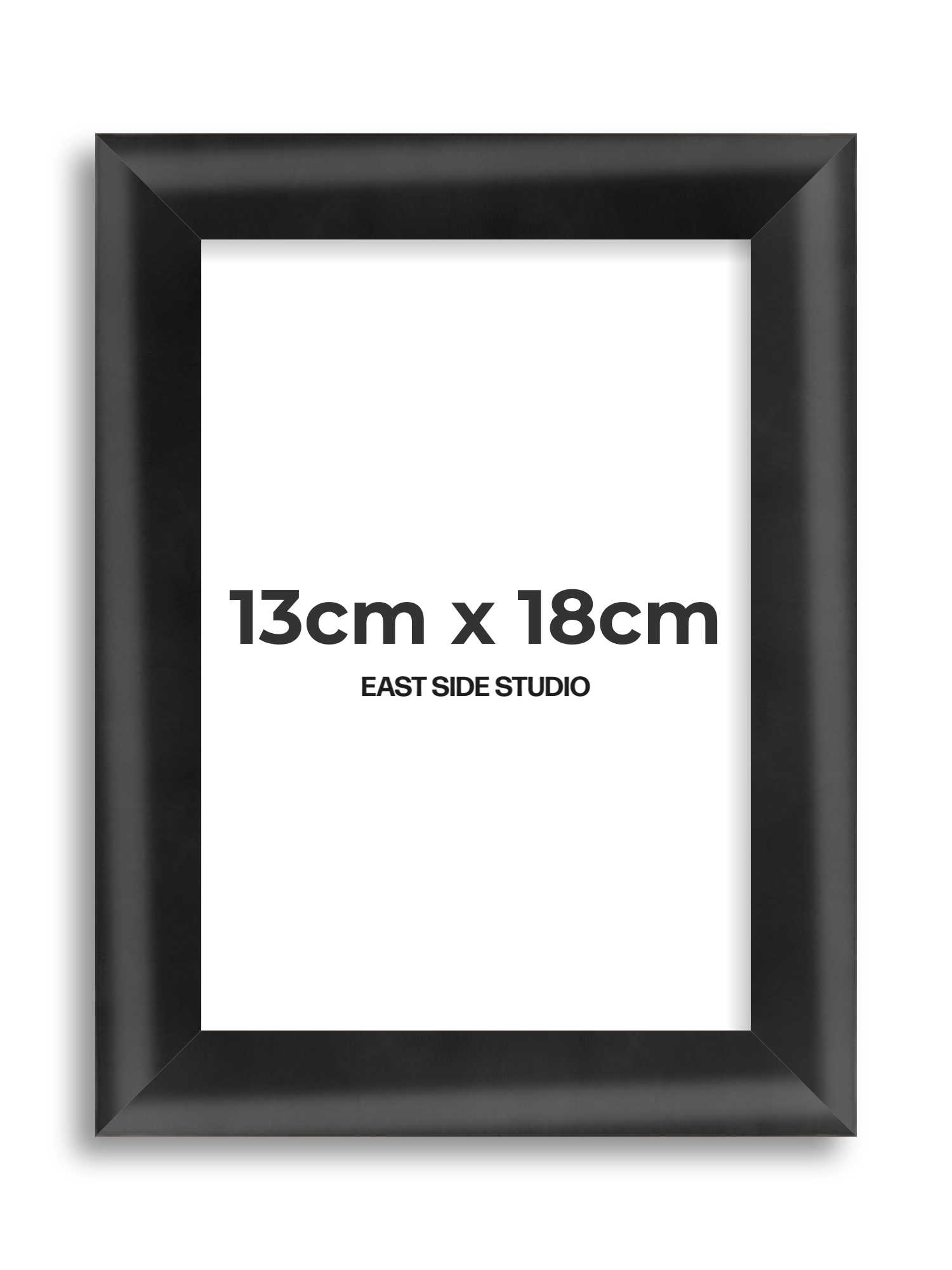 Black Wood Lacquer 13cm x 18cm picture frame