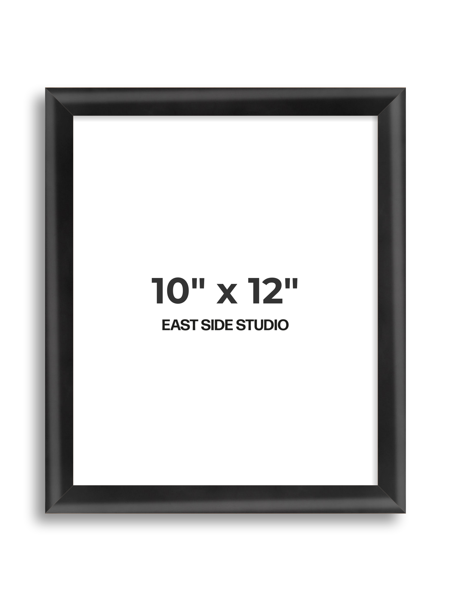 Black Wood Lacquer 10" x 12" picture frame
