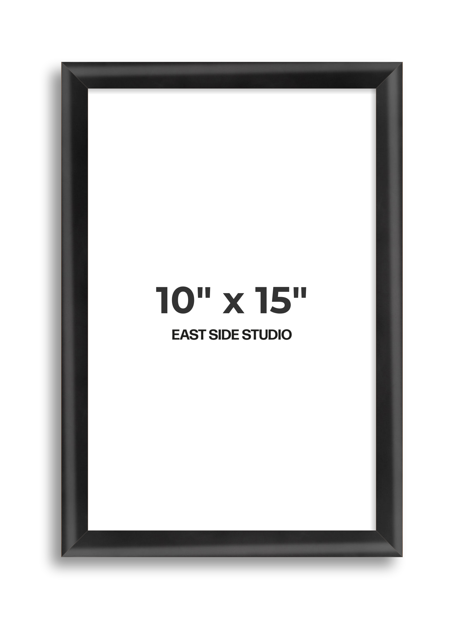 Black Wood Lacquer 10" x 15" picture frame