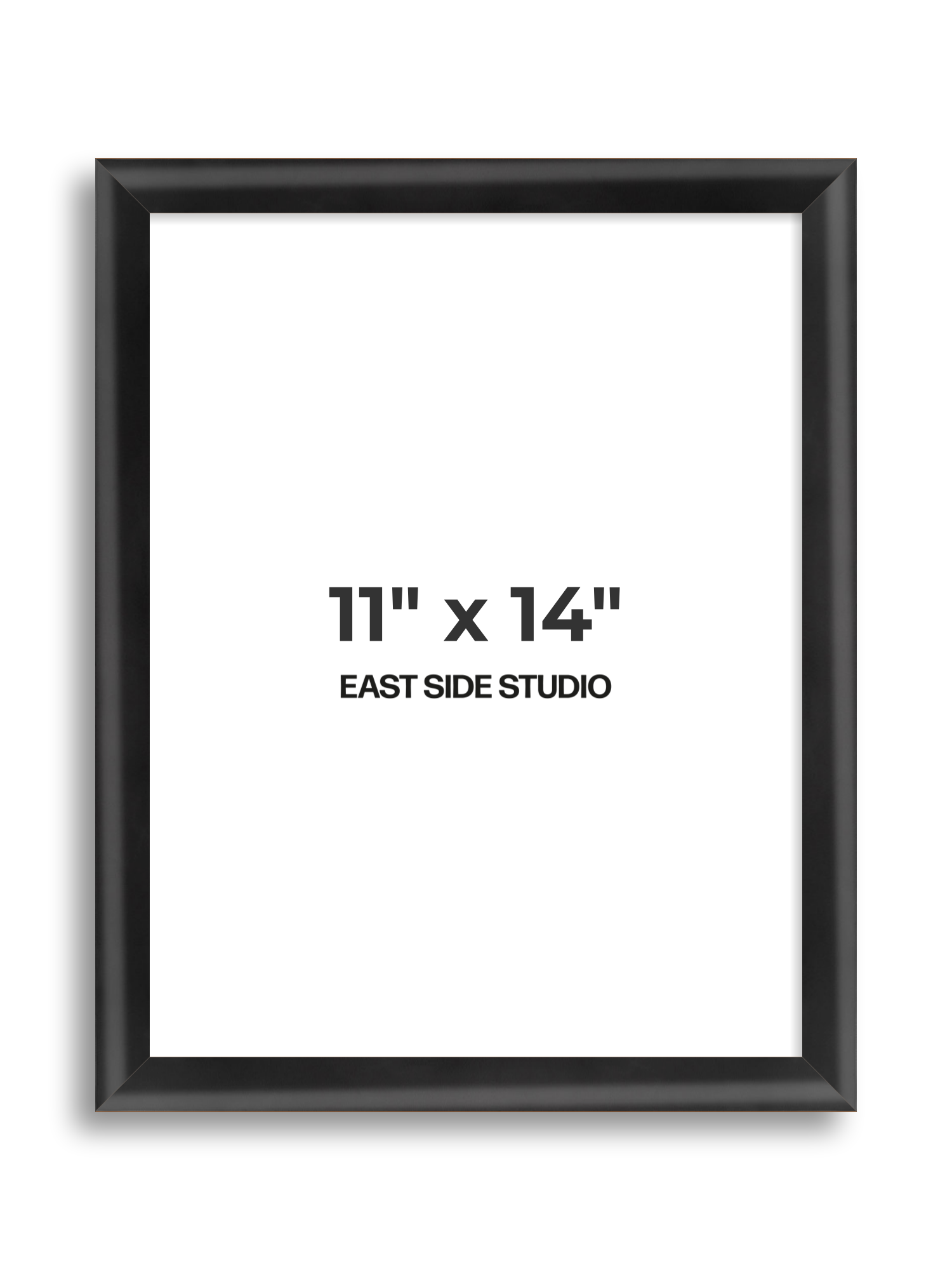 Black Wood Lacquer 11" x 14" picture frame