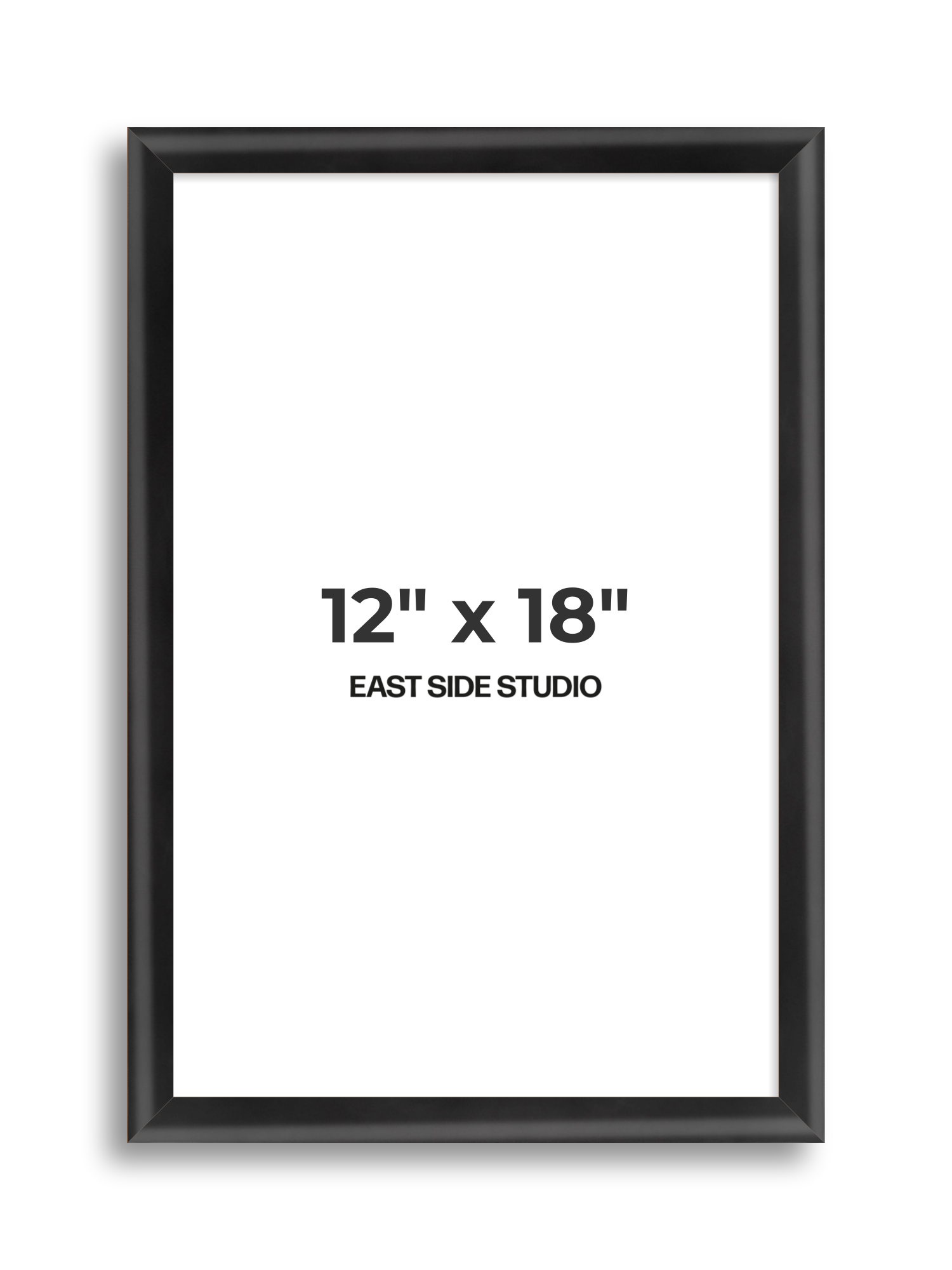 Black Wood Lacquer 12" x 18" picture frame