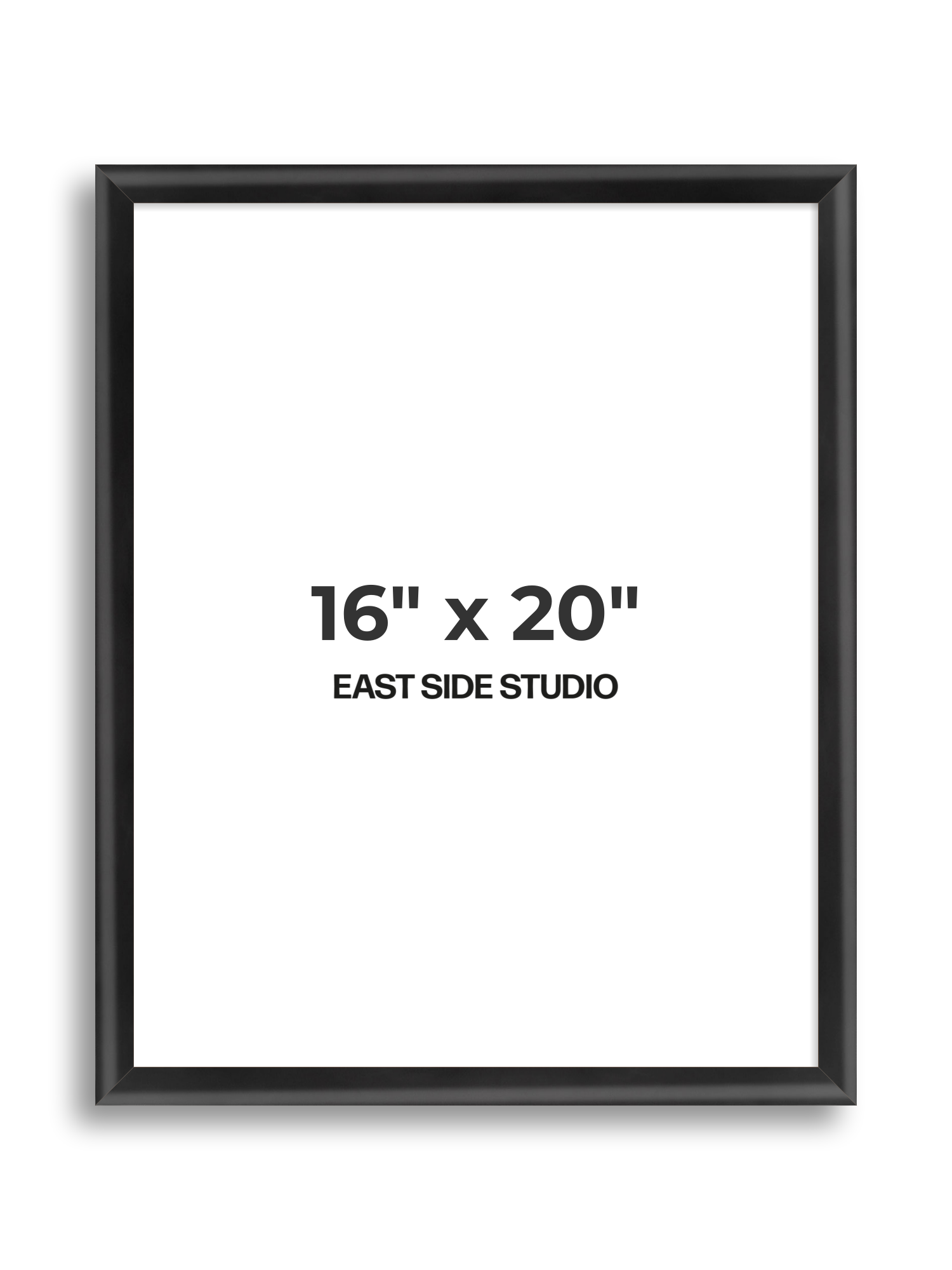 Black Wood Lacquer 16" x 20" picture frame