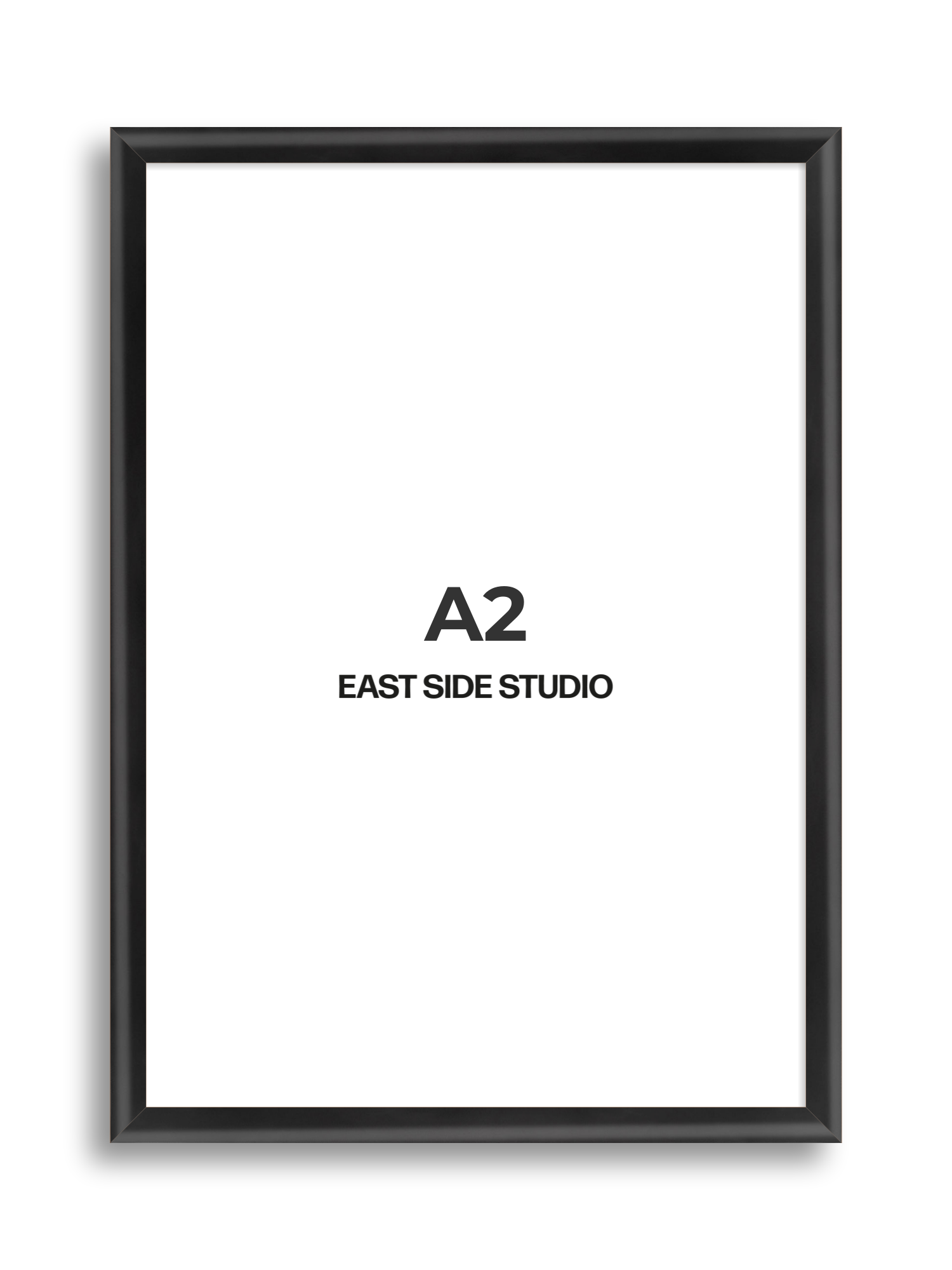 Black Wood Lacquer A2 picture frame