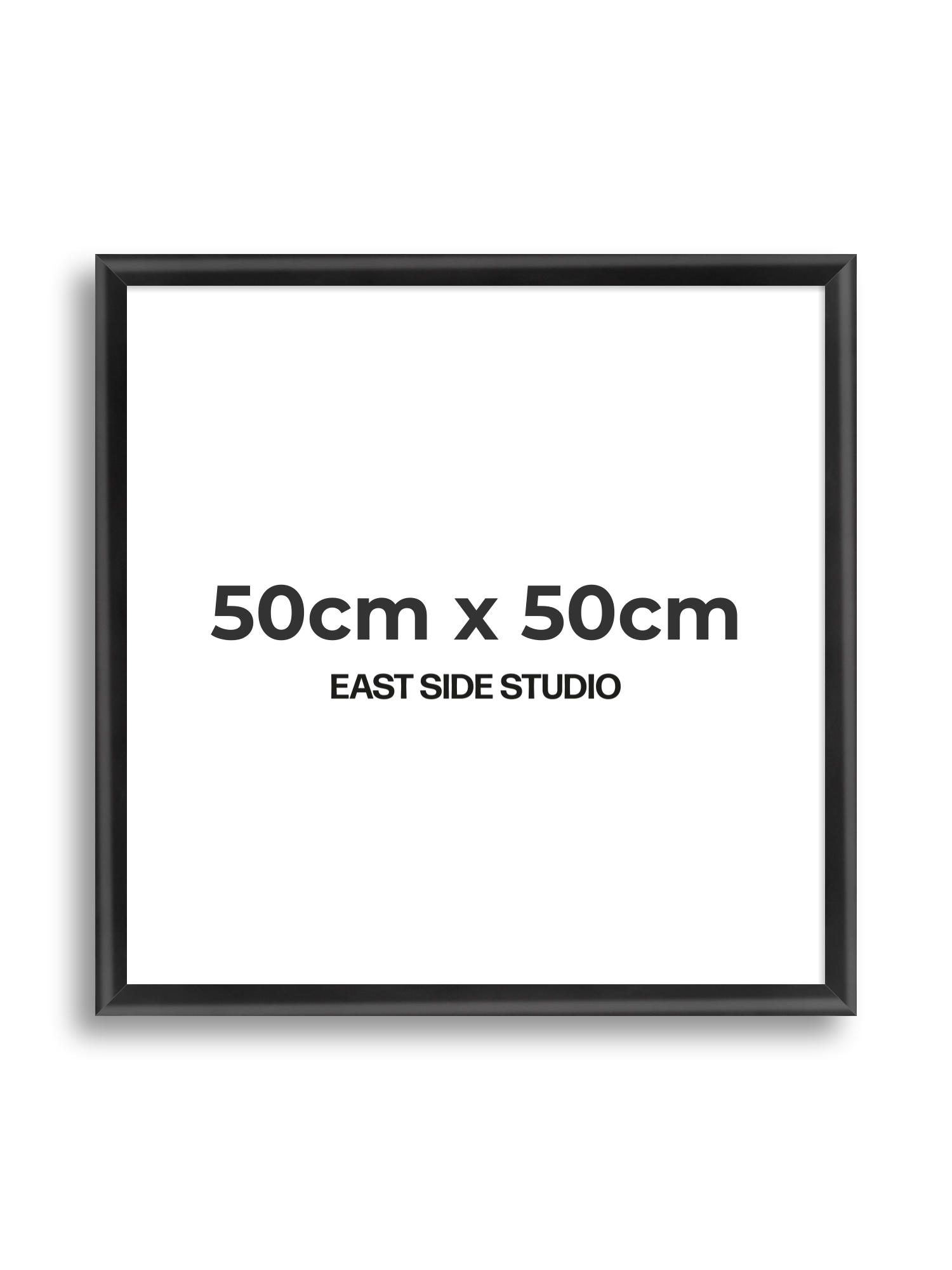 Black Wood Lacquer 50cm x 50cm picture frame