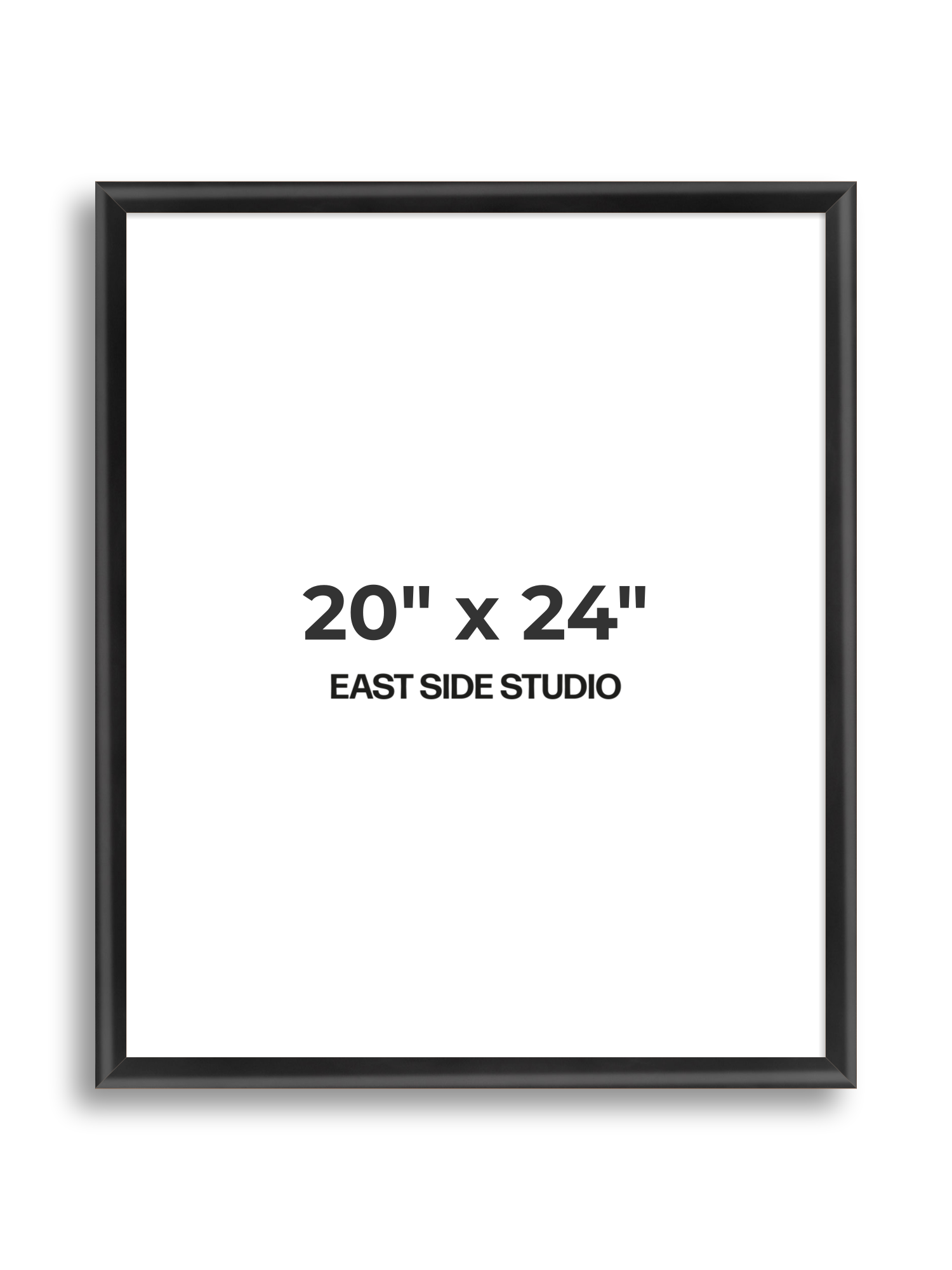 Black Wood Lacquer 20" x 24" picture frame