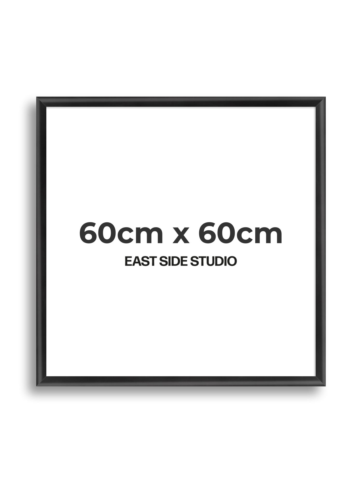 Black Wood Lacquer 60cm x 60cm picture frame
