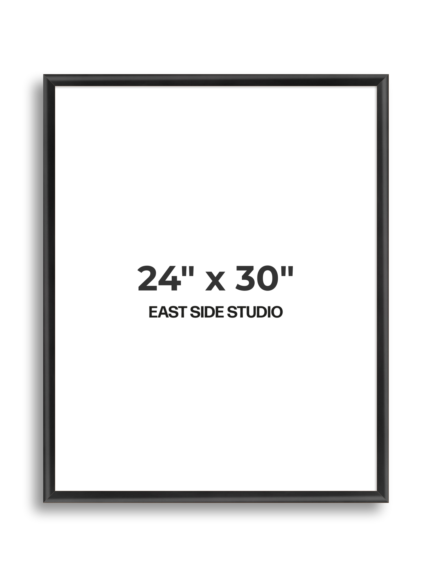 Black Wood Lacquer 24" x 30" picture frame
