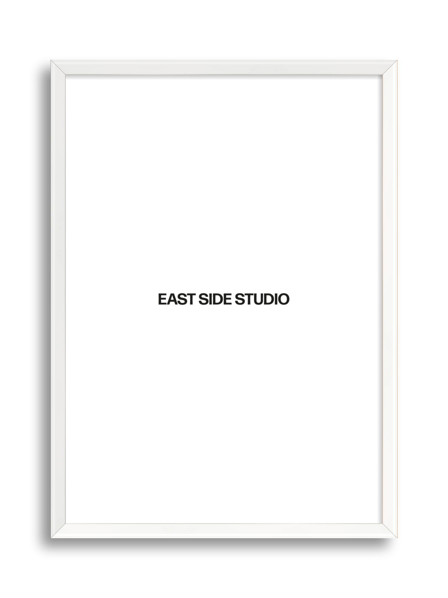 White Lacquer picture frame