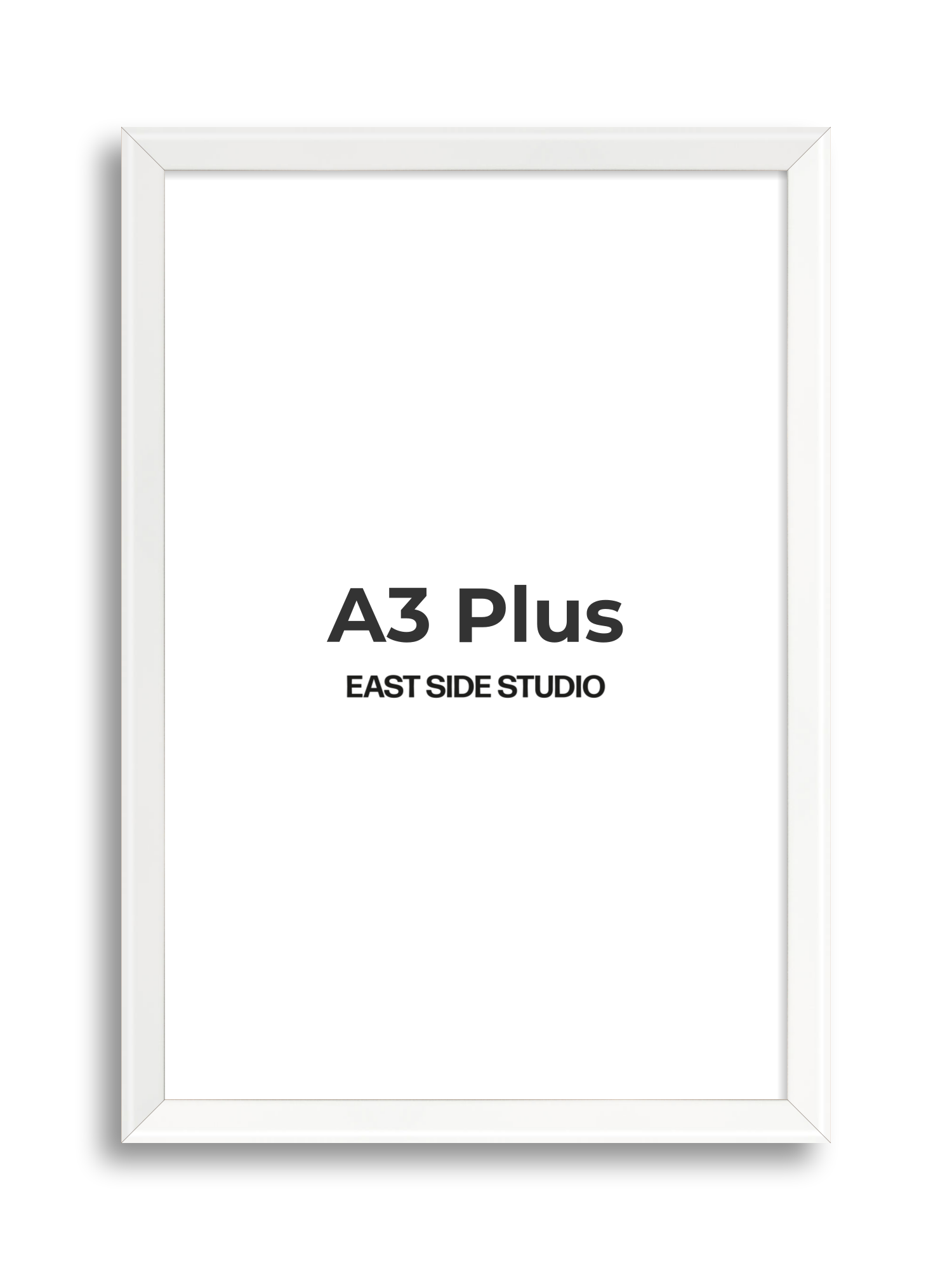 White Lacquer A3 Plus picture frame