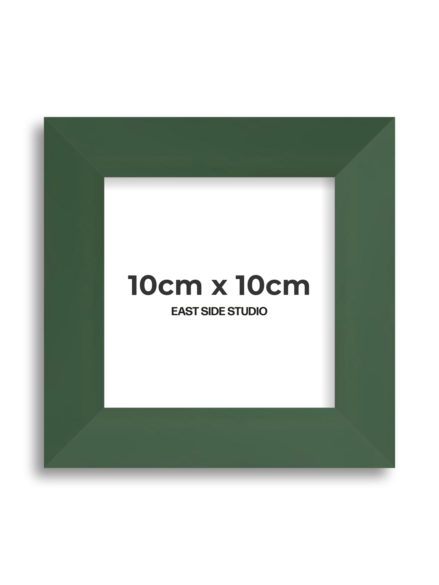 Forest Green 10cm x 10cm picture frame