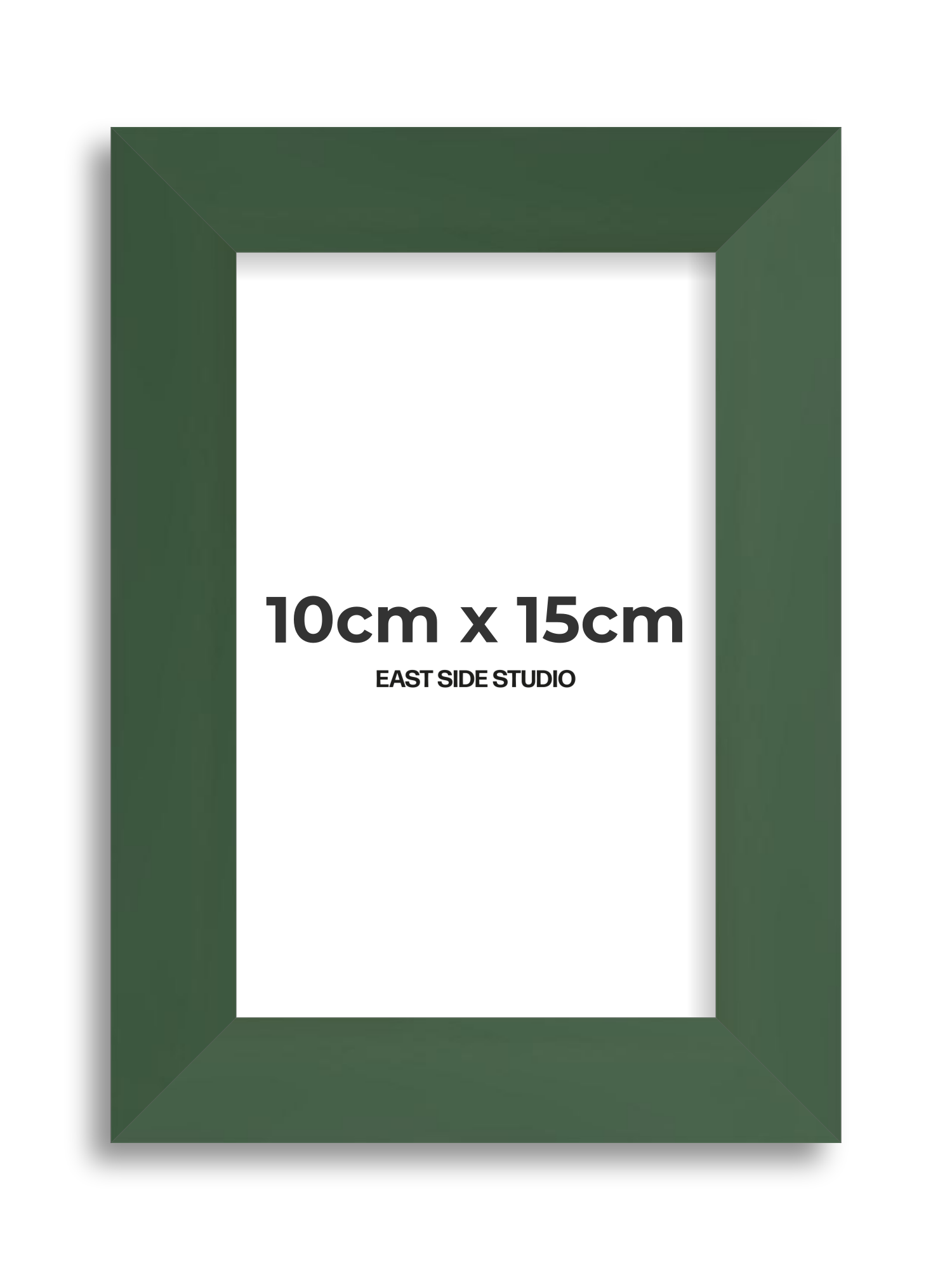 Forest Green 10cm x 15cm picture frame
