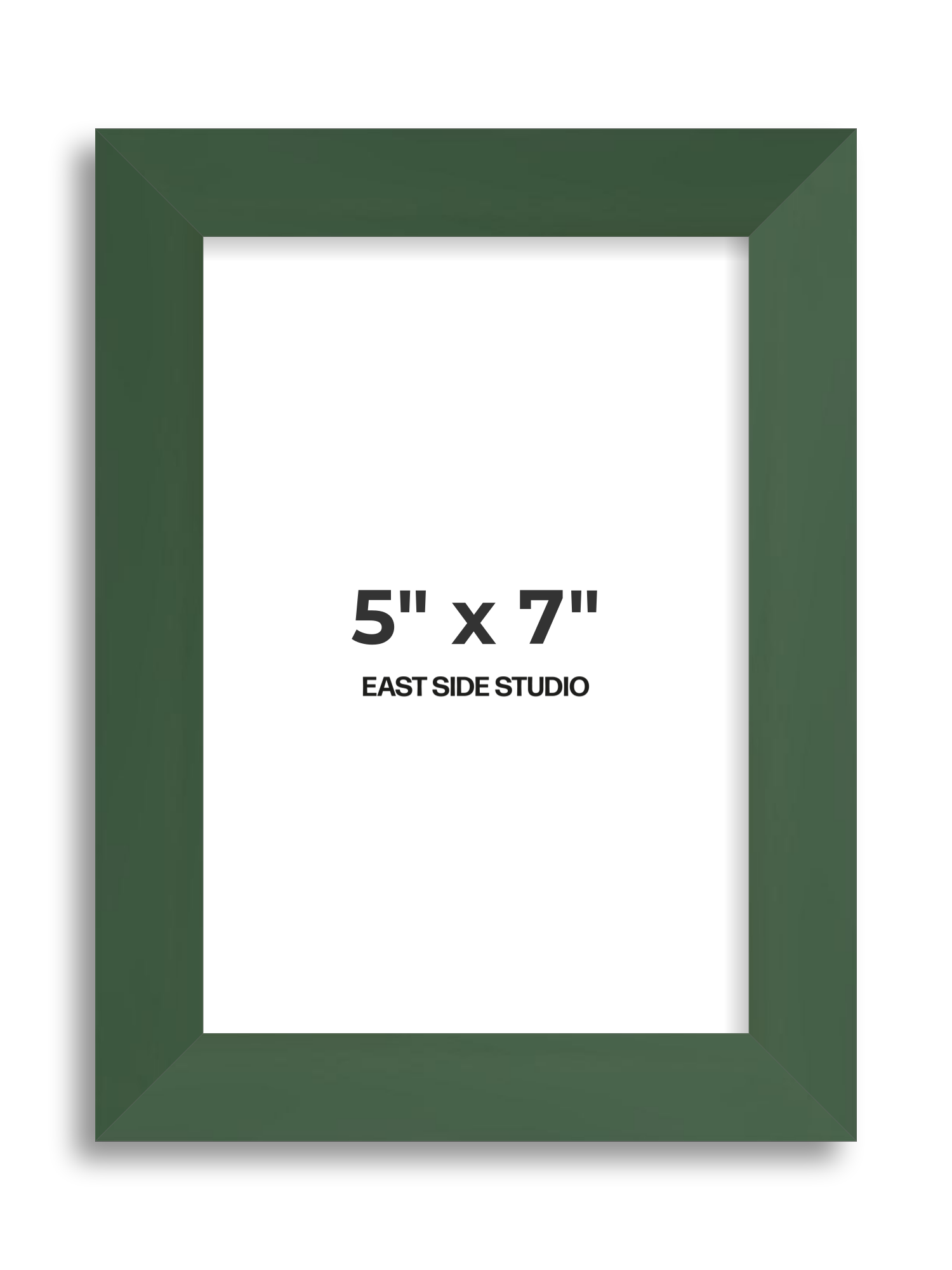 Forest Green 5" x 7" picture frame