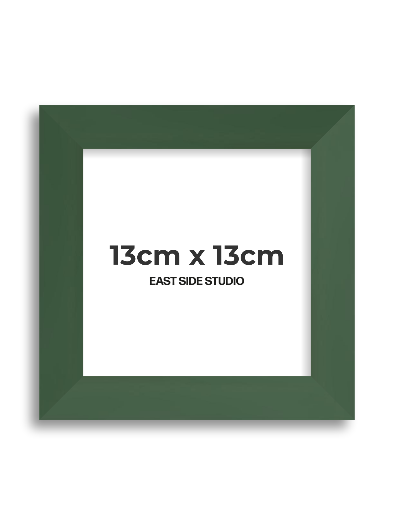 Forest Green 13cm x 13cm picture frame