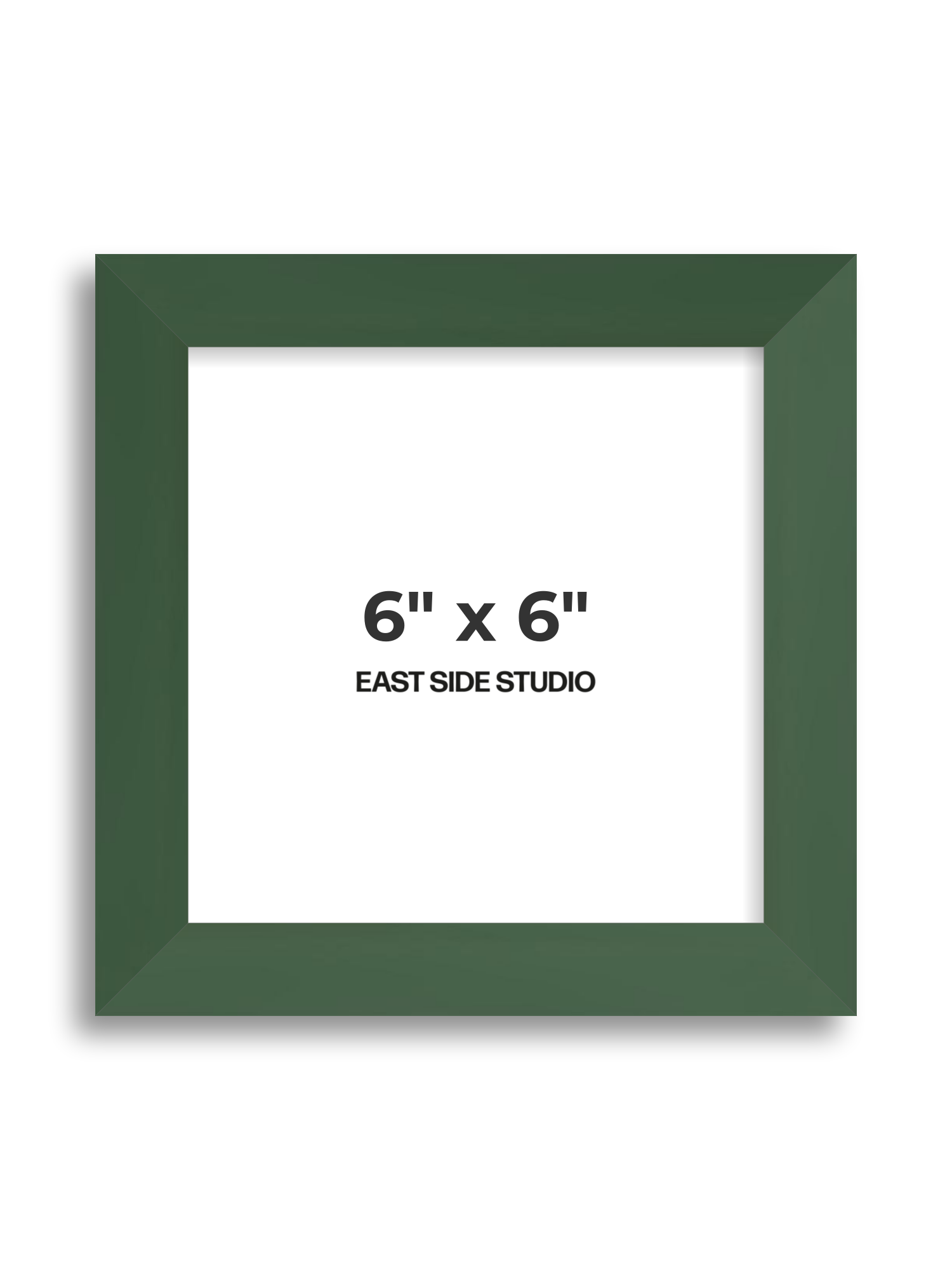 Forest Green 6" x 6" picture frame