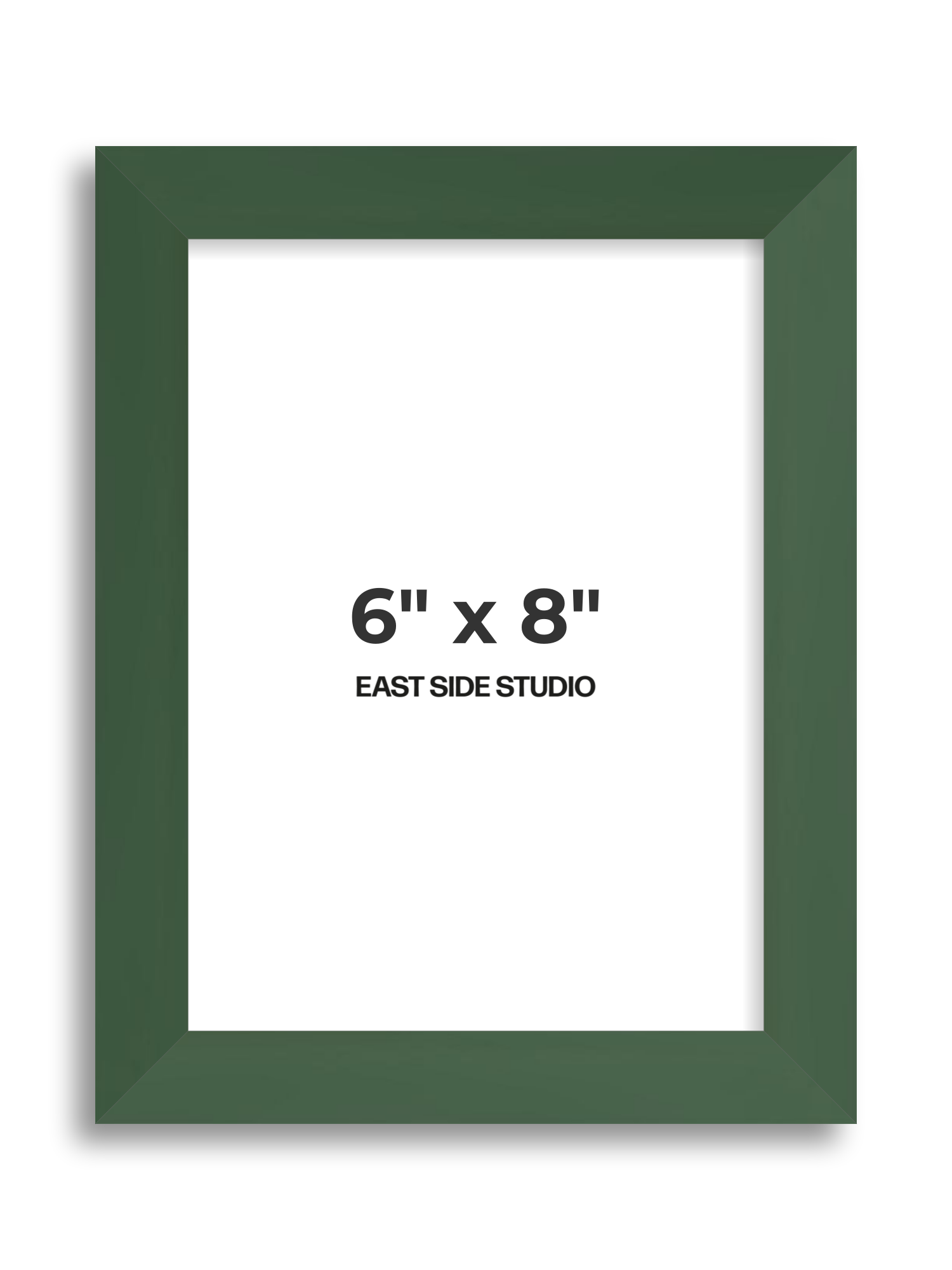 Forest Green 6" x 8" picture frame