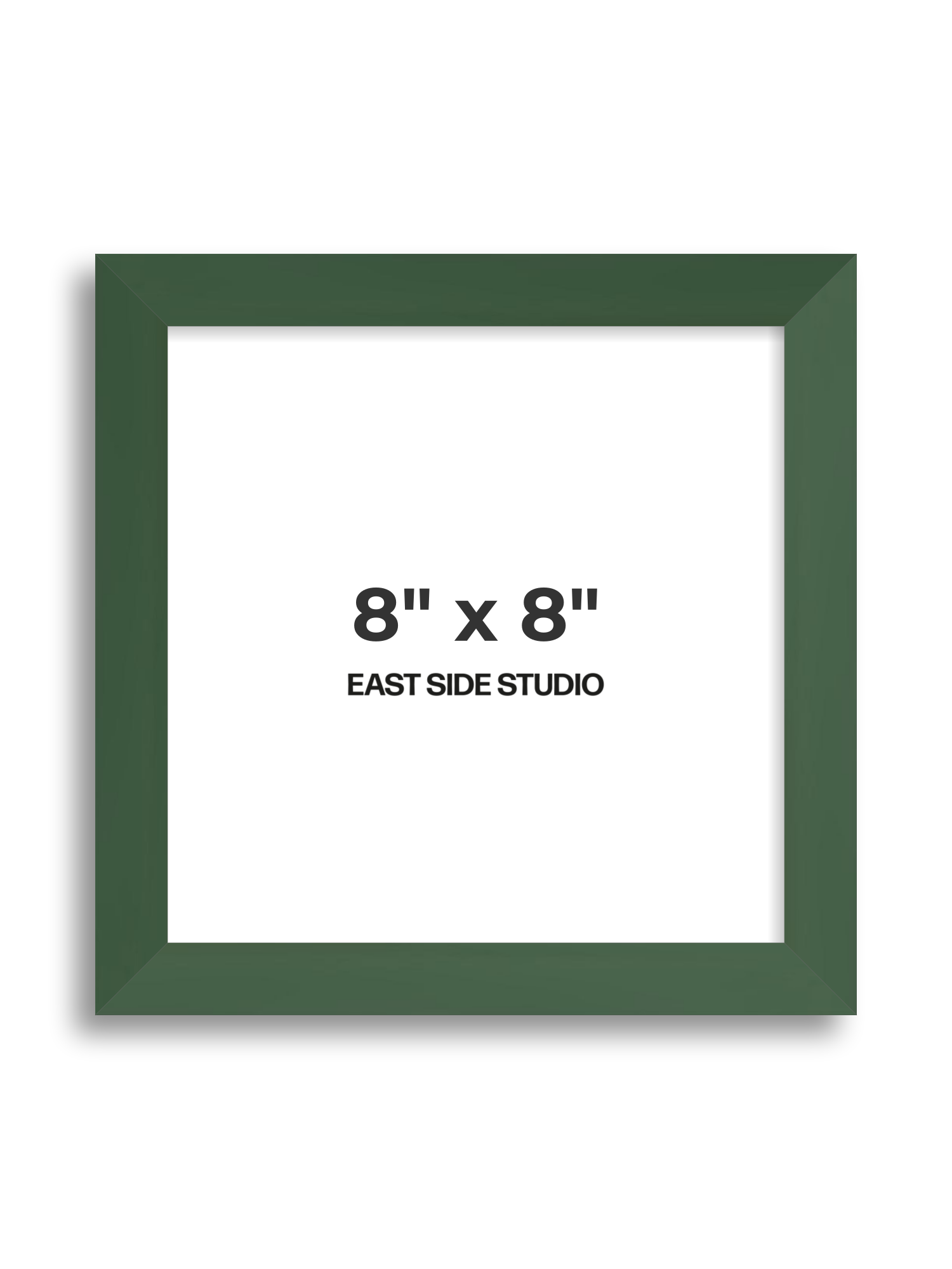 Forest Green 8" x 8" picture frame