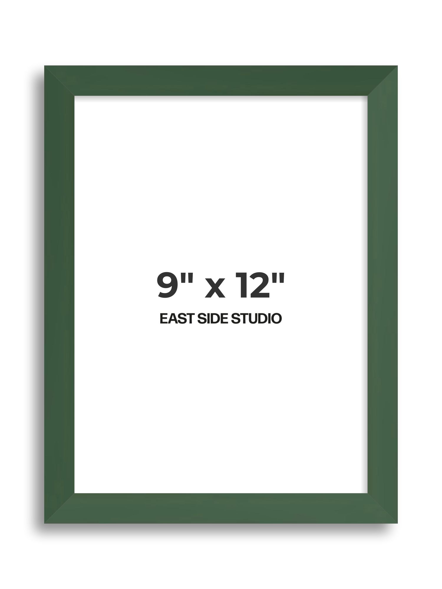 Forest Green 9" x 12" picture frame