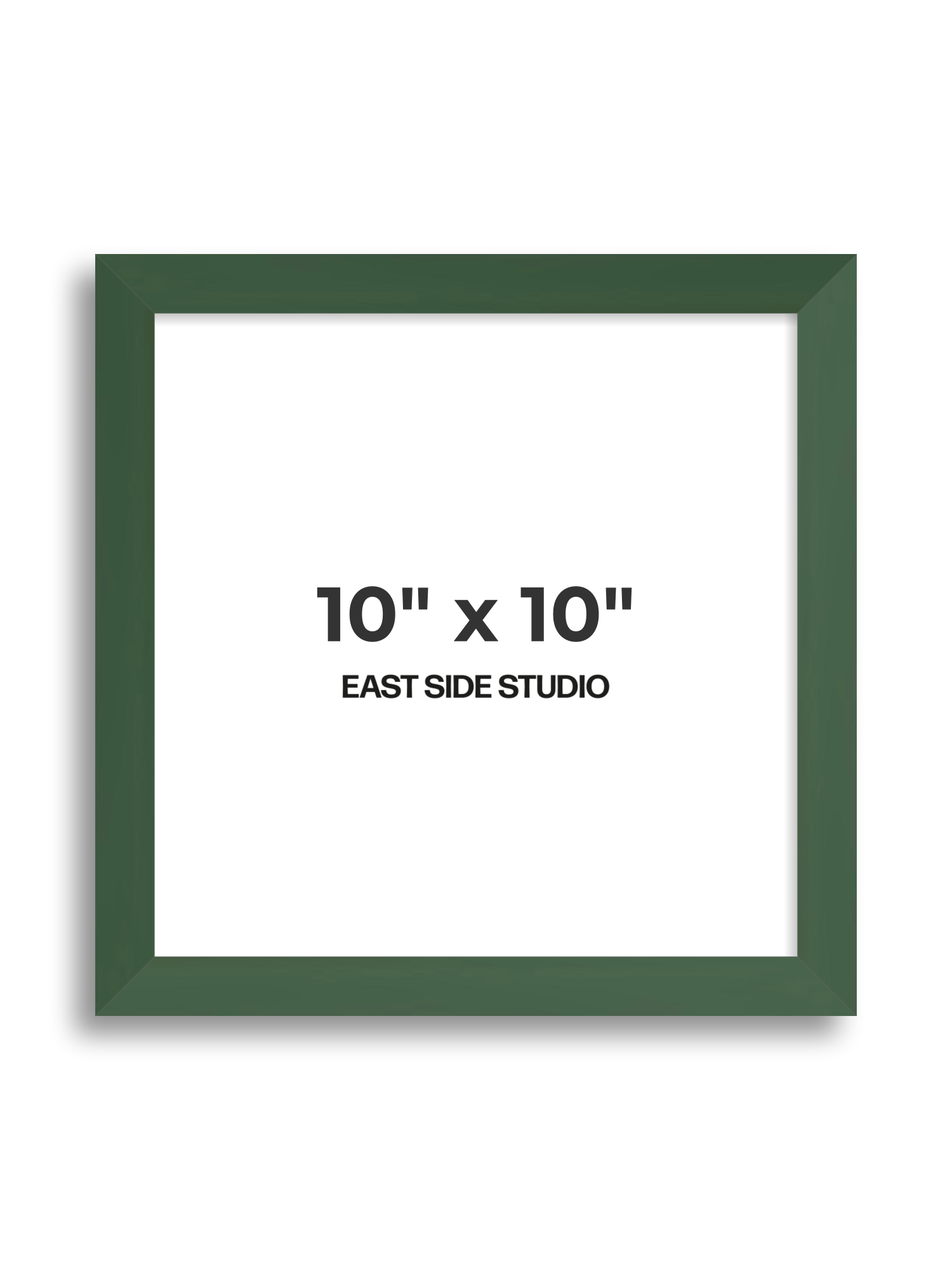 Forest Green 10" x 10" picture frame