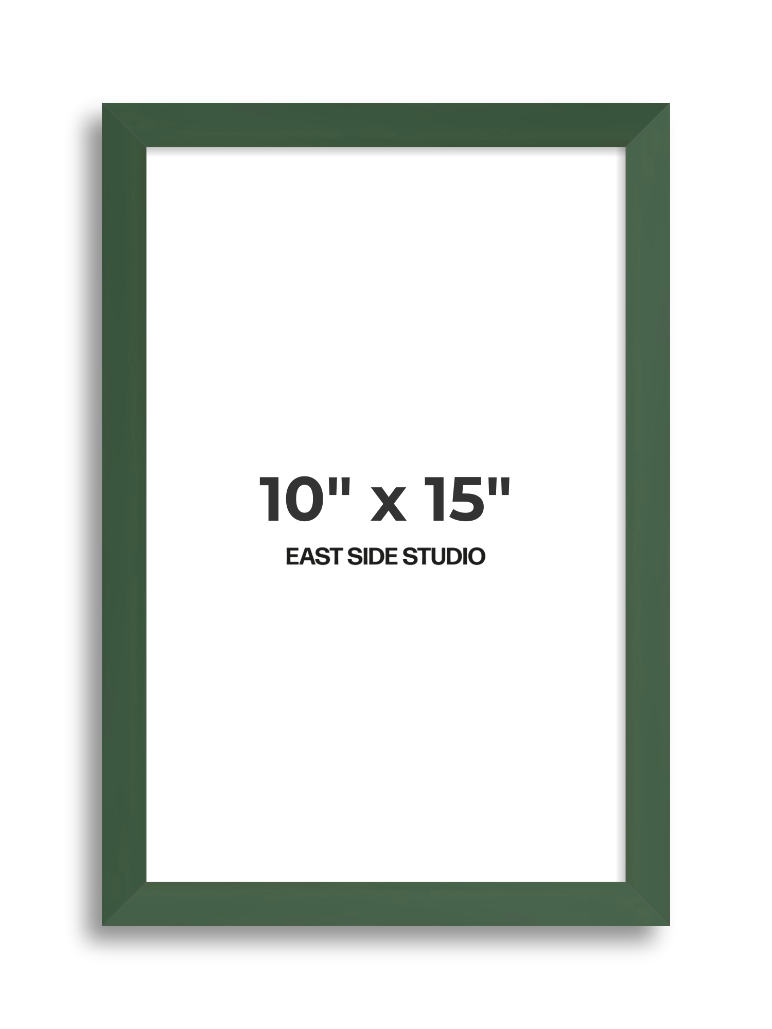 Forest Green 10" x 15" picture frame