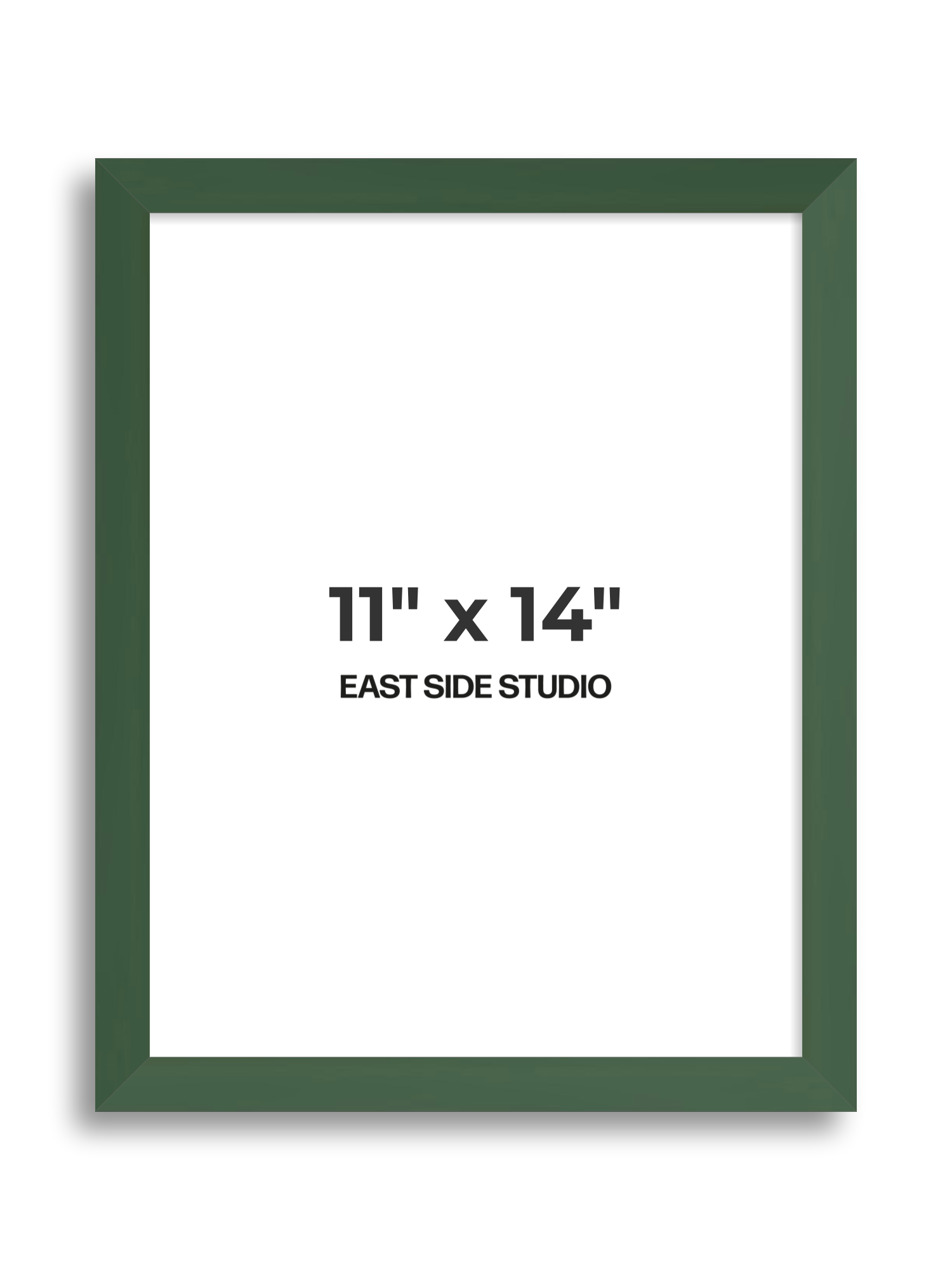 Forest Green 11" x 14" picture frame