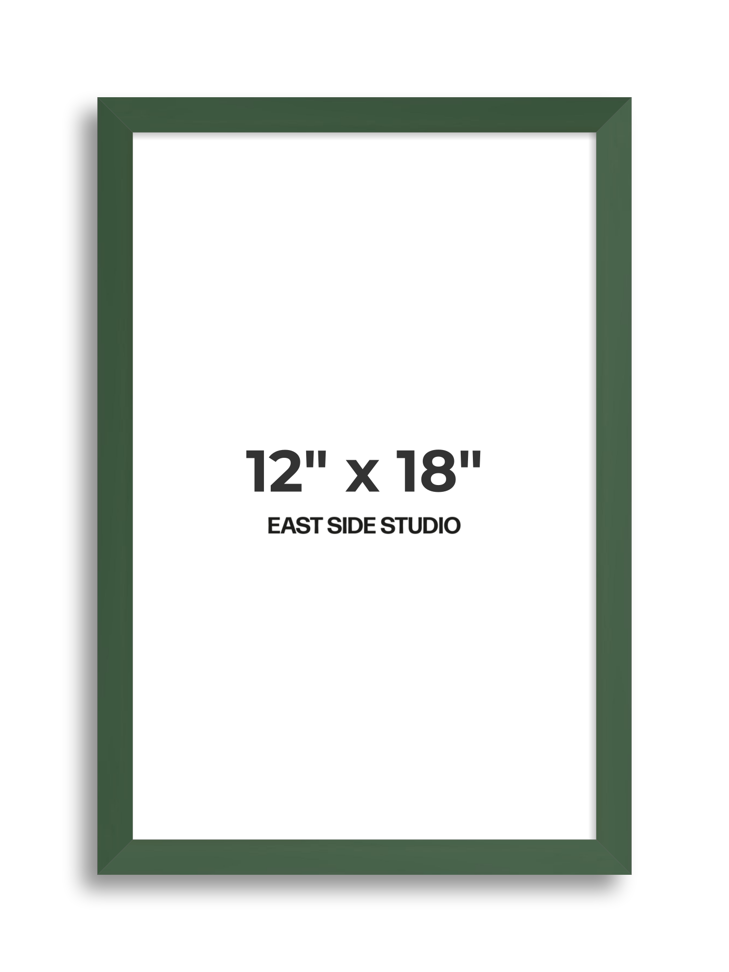 Forest Green 12" x 18" picture frame
